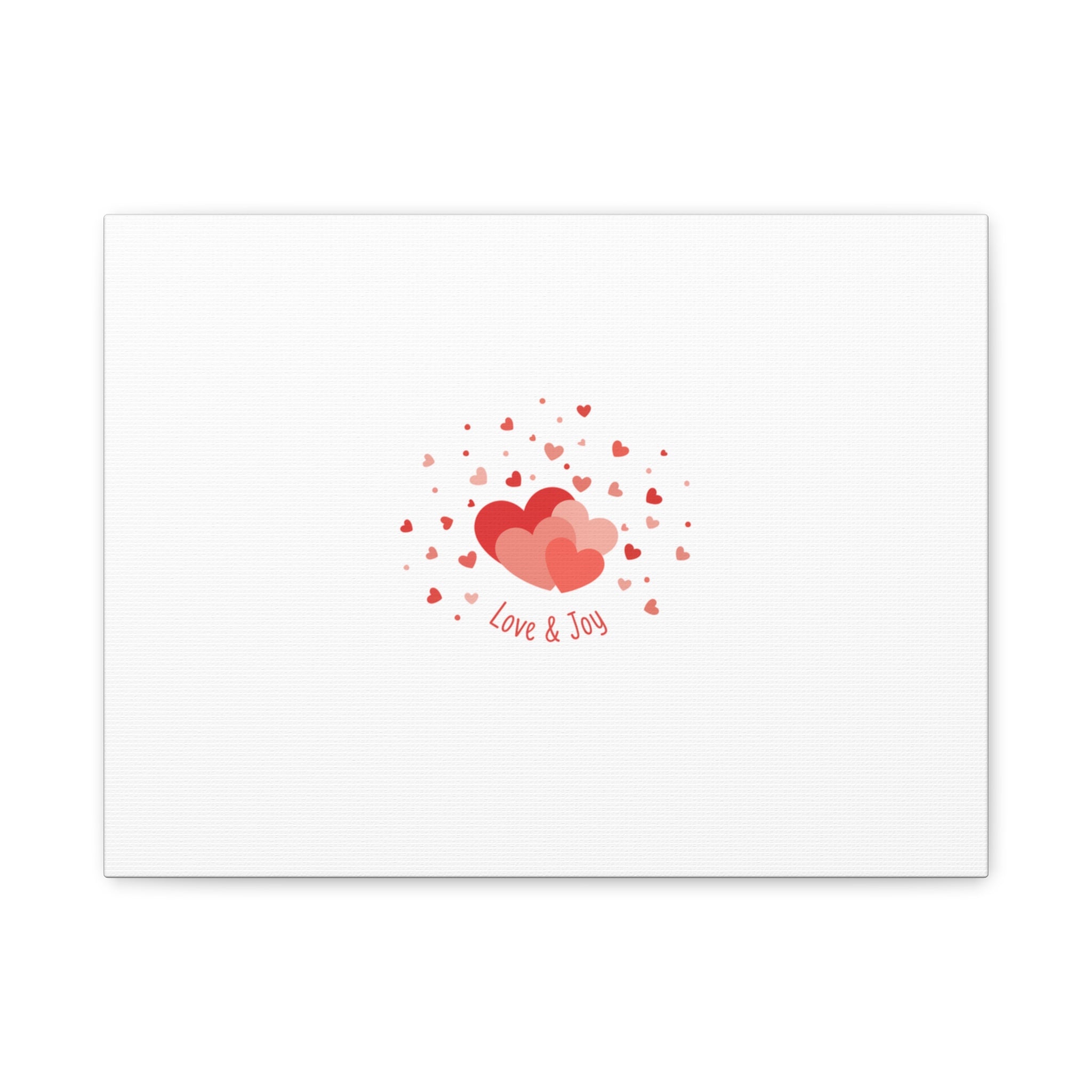 Tiny Heart Confetti Canvas | Matte Stretched Canvas