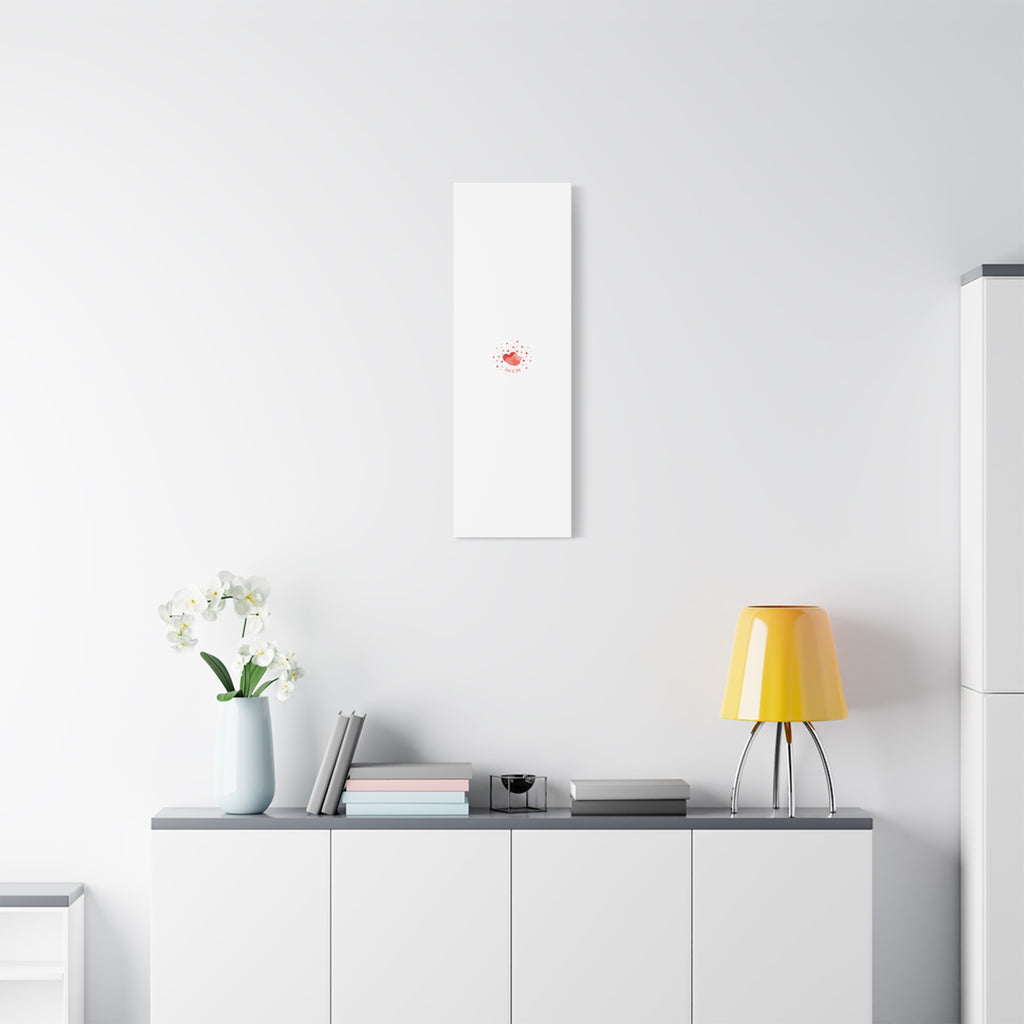 Tiny Heart Confetti Canvas | Matte Stretched Canvas