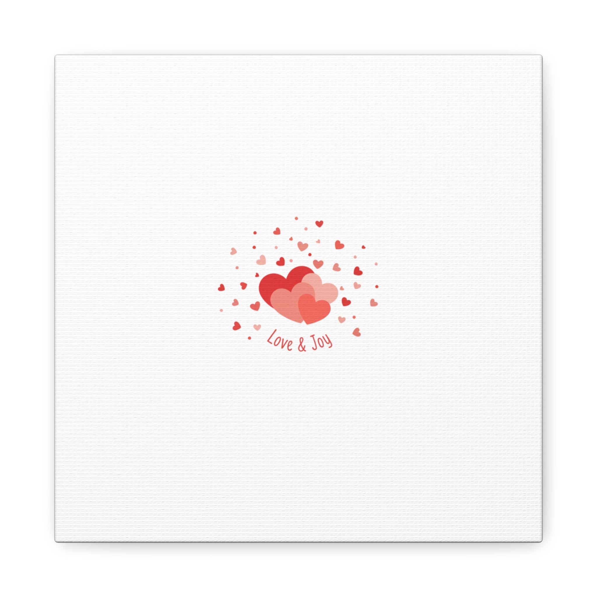 Tiny Heart Confetti Canvas | Matte Stretched Canvas