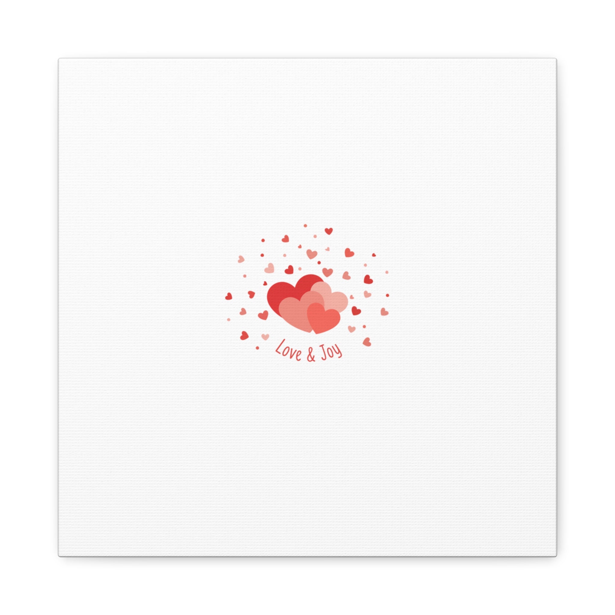 Tiny Heart Confetti Canvas | Matte Stretched Canvas