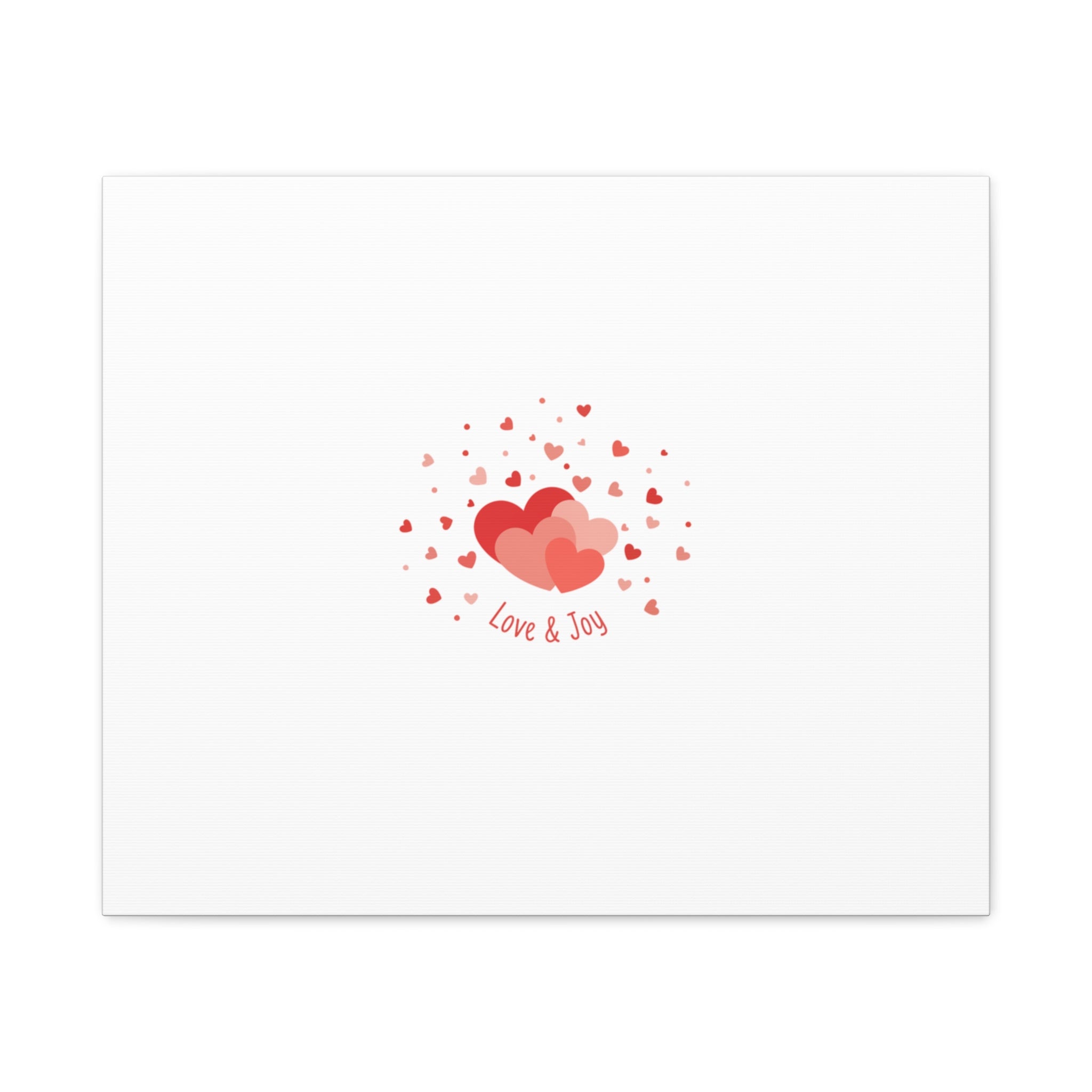 Tiny Heart Confetti Canvas | Matte Stretched Canvas