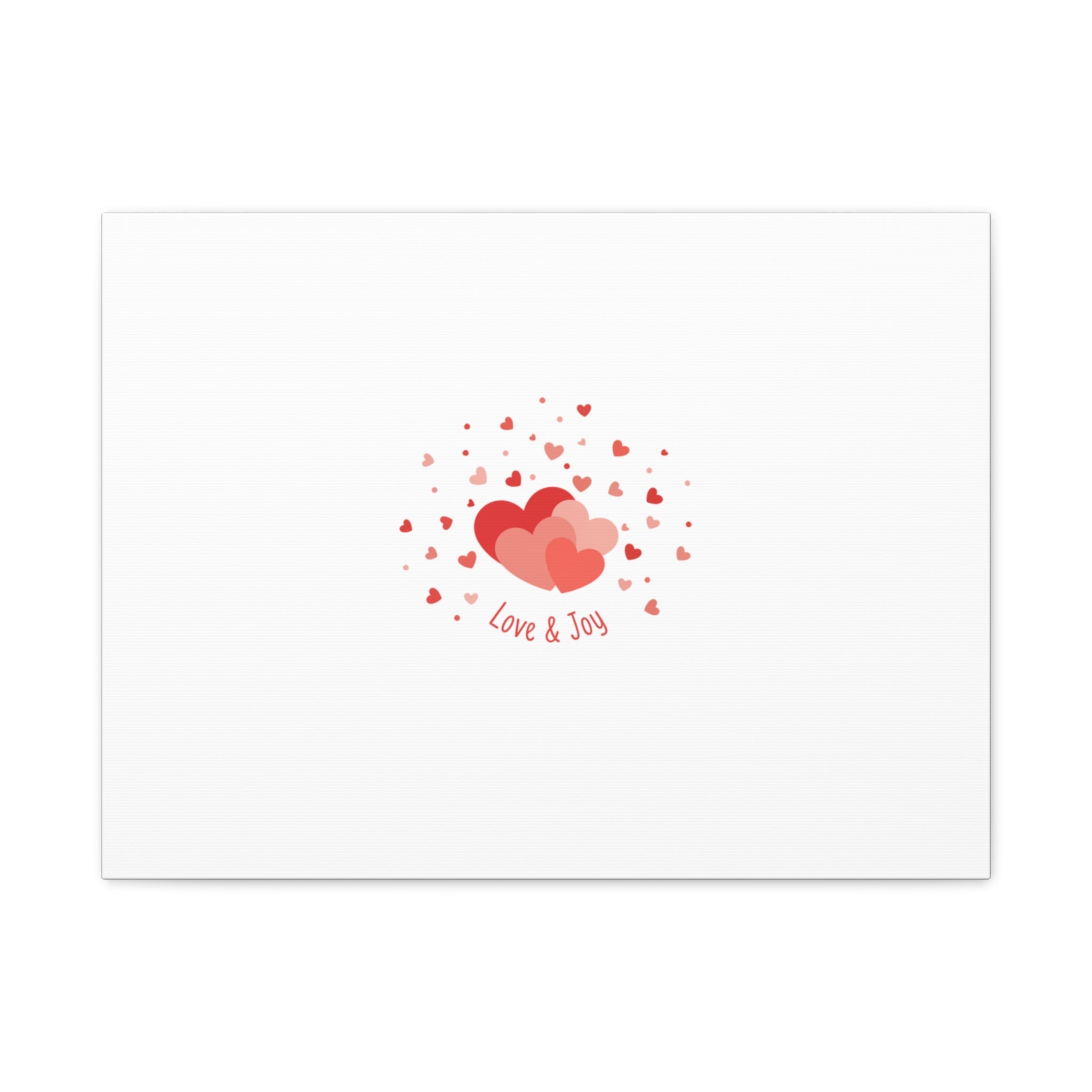 Tiny Heart Confetti Canvas | Matte Stretched Canvas