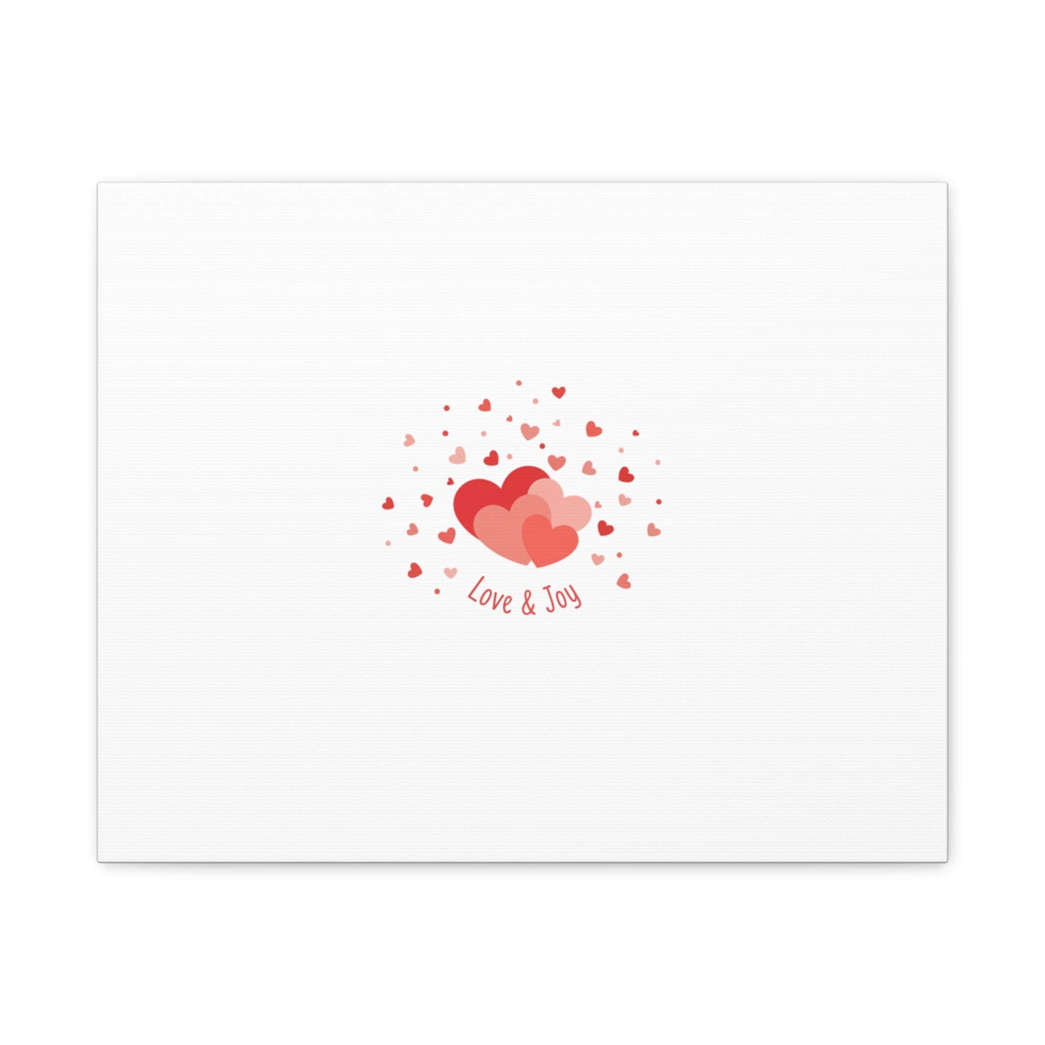 Tiny Heart Confetti Canvas | Matte Stretched Canvas