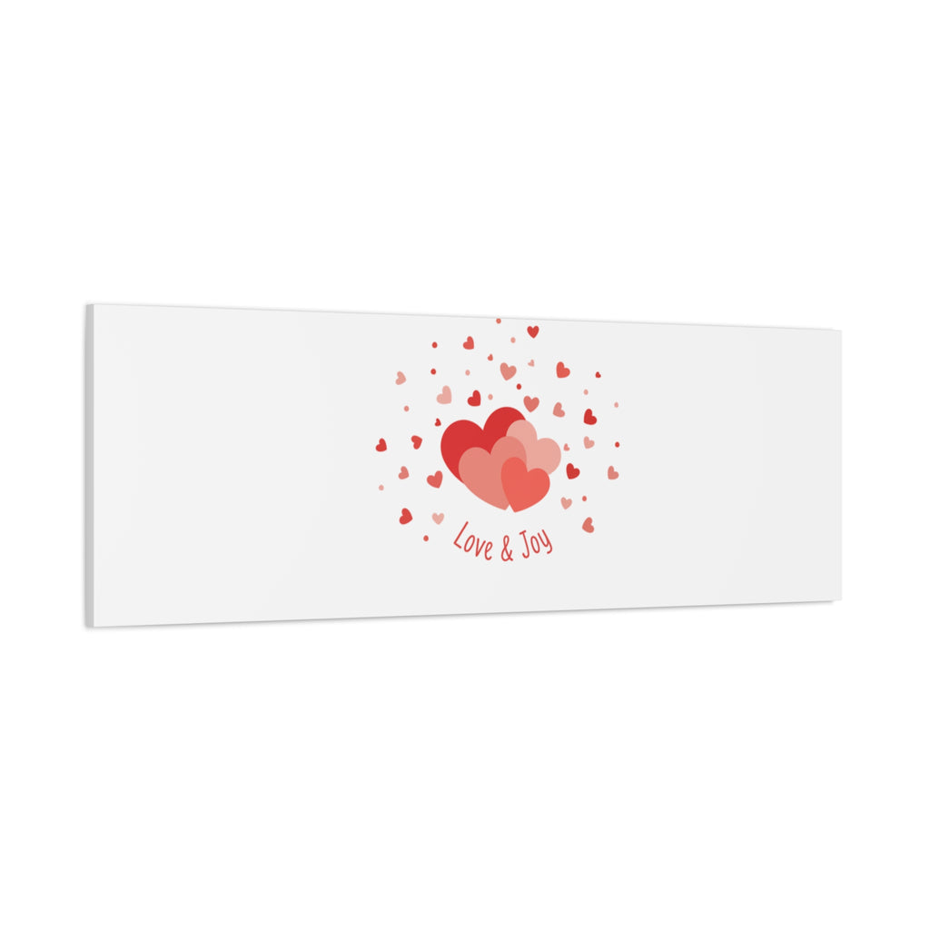 Tiny Heart Confetti Canvas | Matte Stretched Canvas
