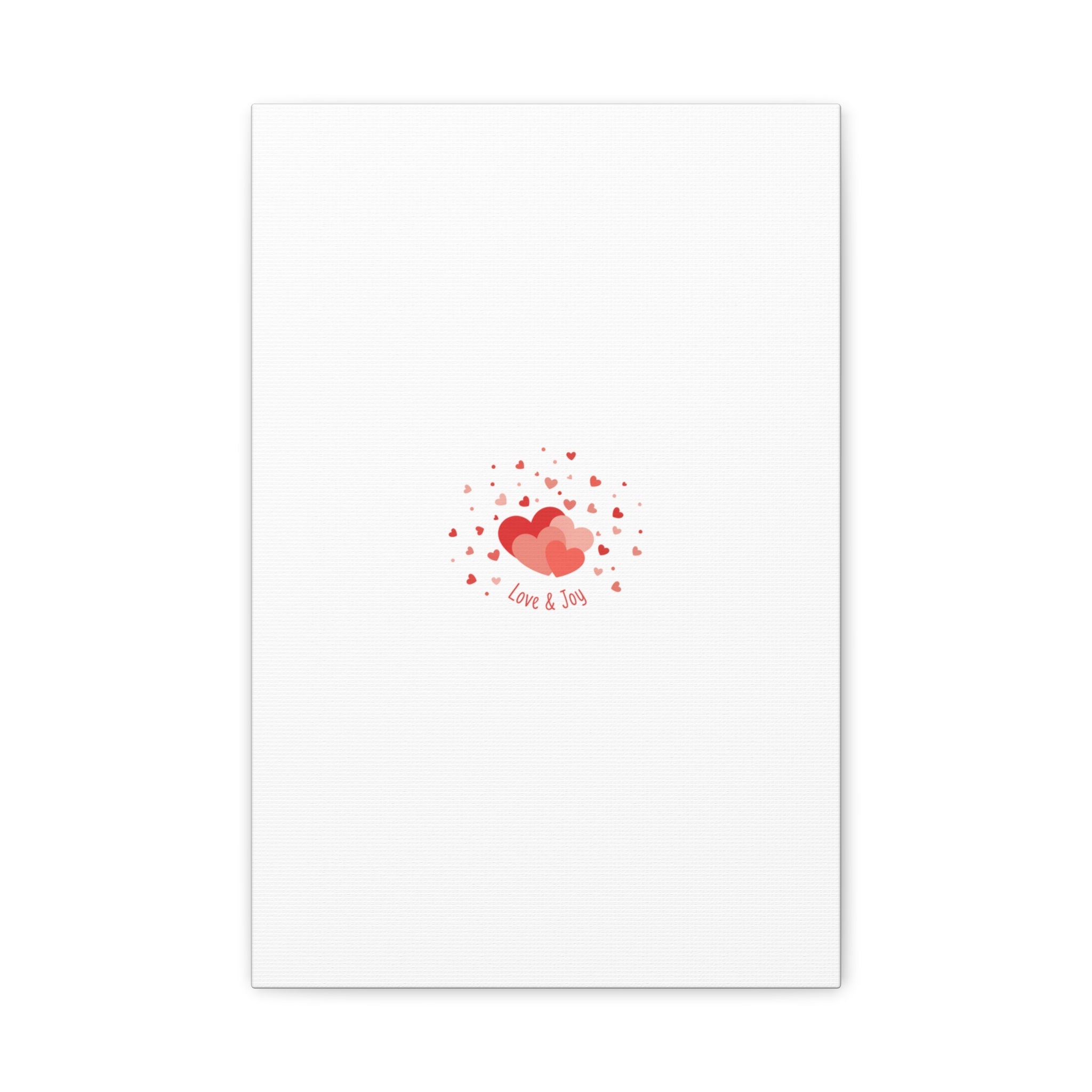 Tiny Heart Confetti Canvas | Matte Stretched Canvas