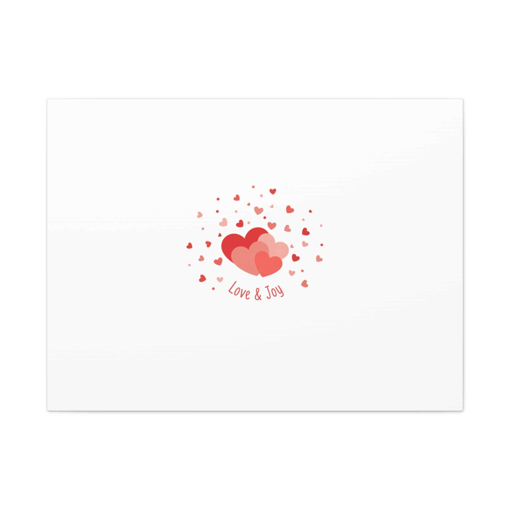 Tiny Heart Confetti Canvas | Matte Stretched Canvas