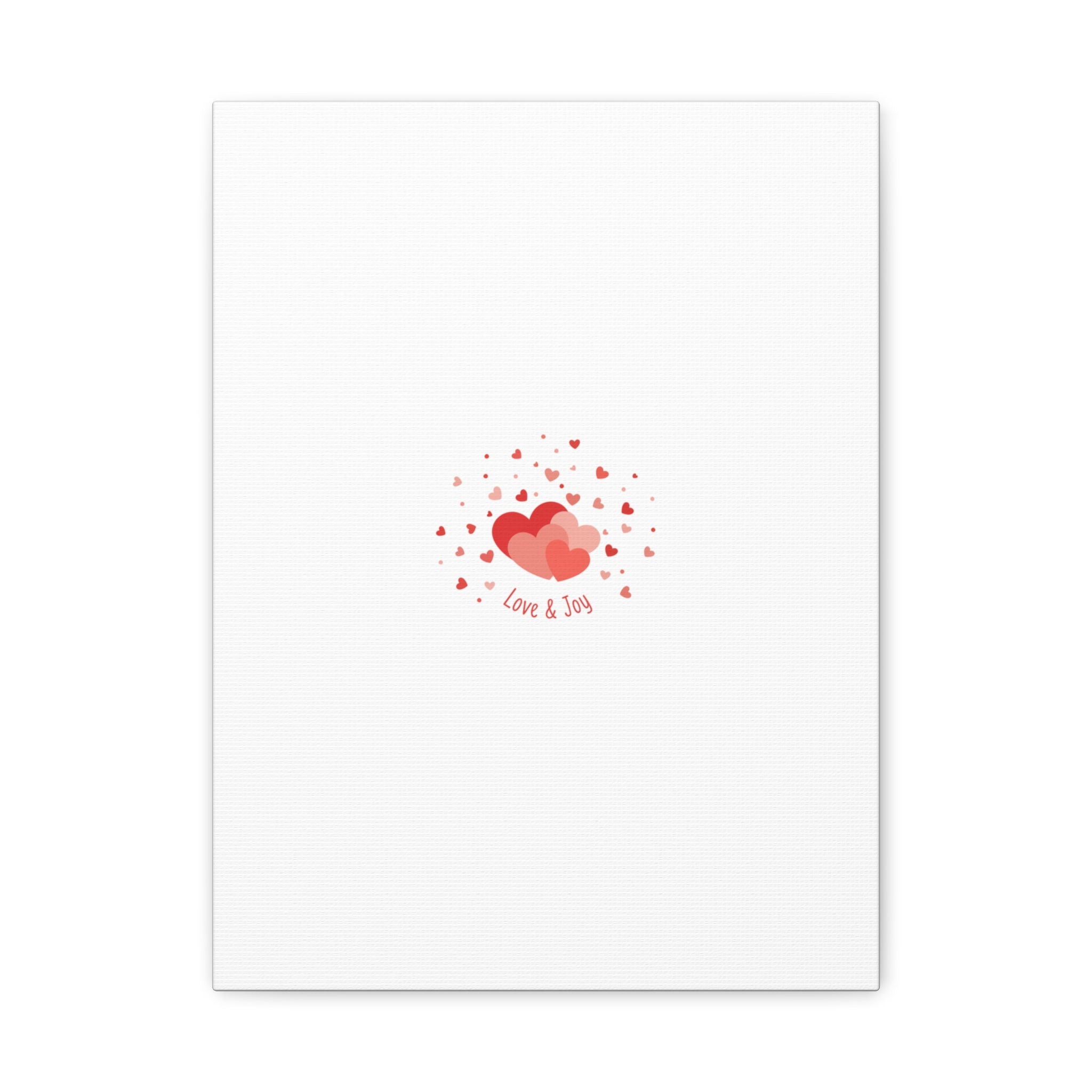 Tiny Heart Confetti Canvas | Matte Stretched Canvas