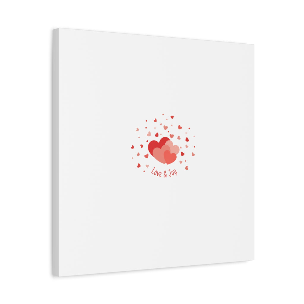 Tiny Heart Confetti Canvas | Matte Stretched Canvas