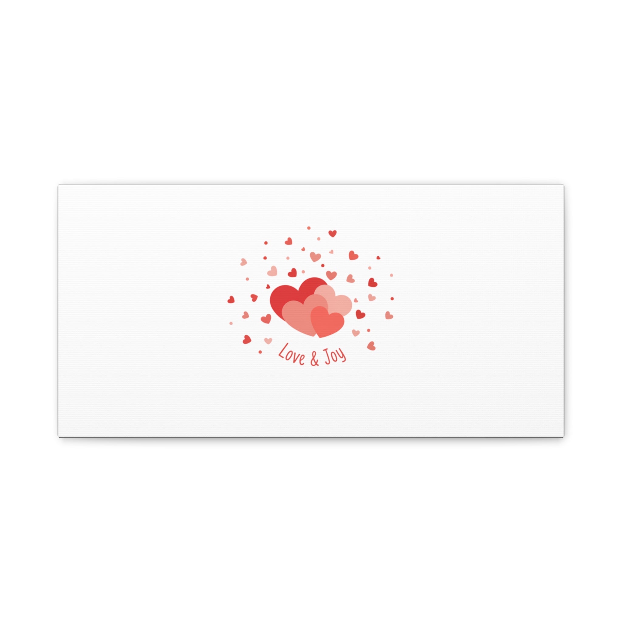 Tiny Heart Confetti Canvas | Matte Stretched Canvas