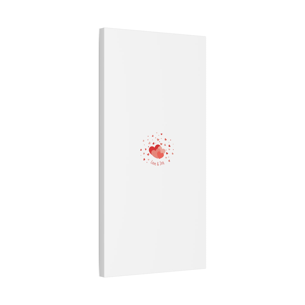 Tiny Heart Confetti Canvas | Matte Stretched Canvas