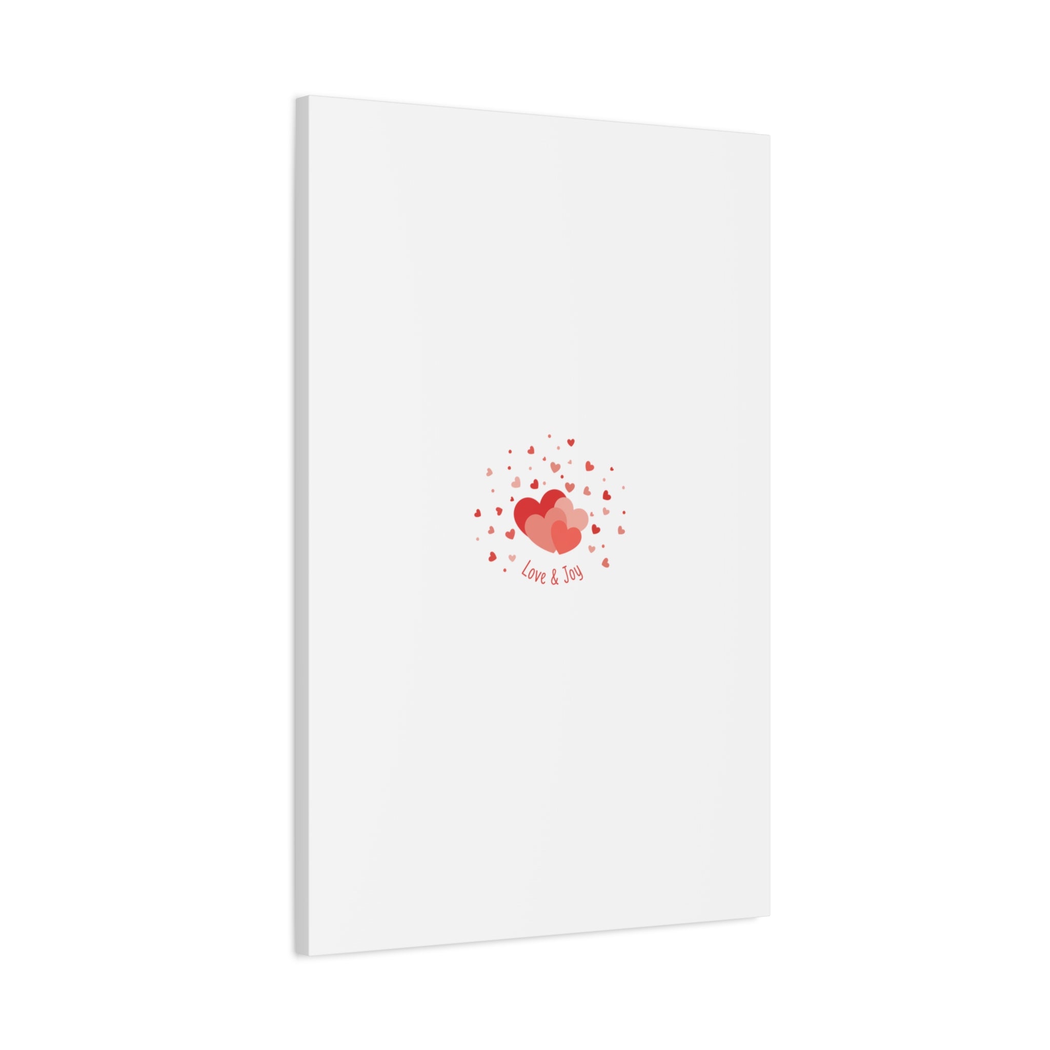 Tiny Heart Confetti Canvas | Matte Stretched Canvas