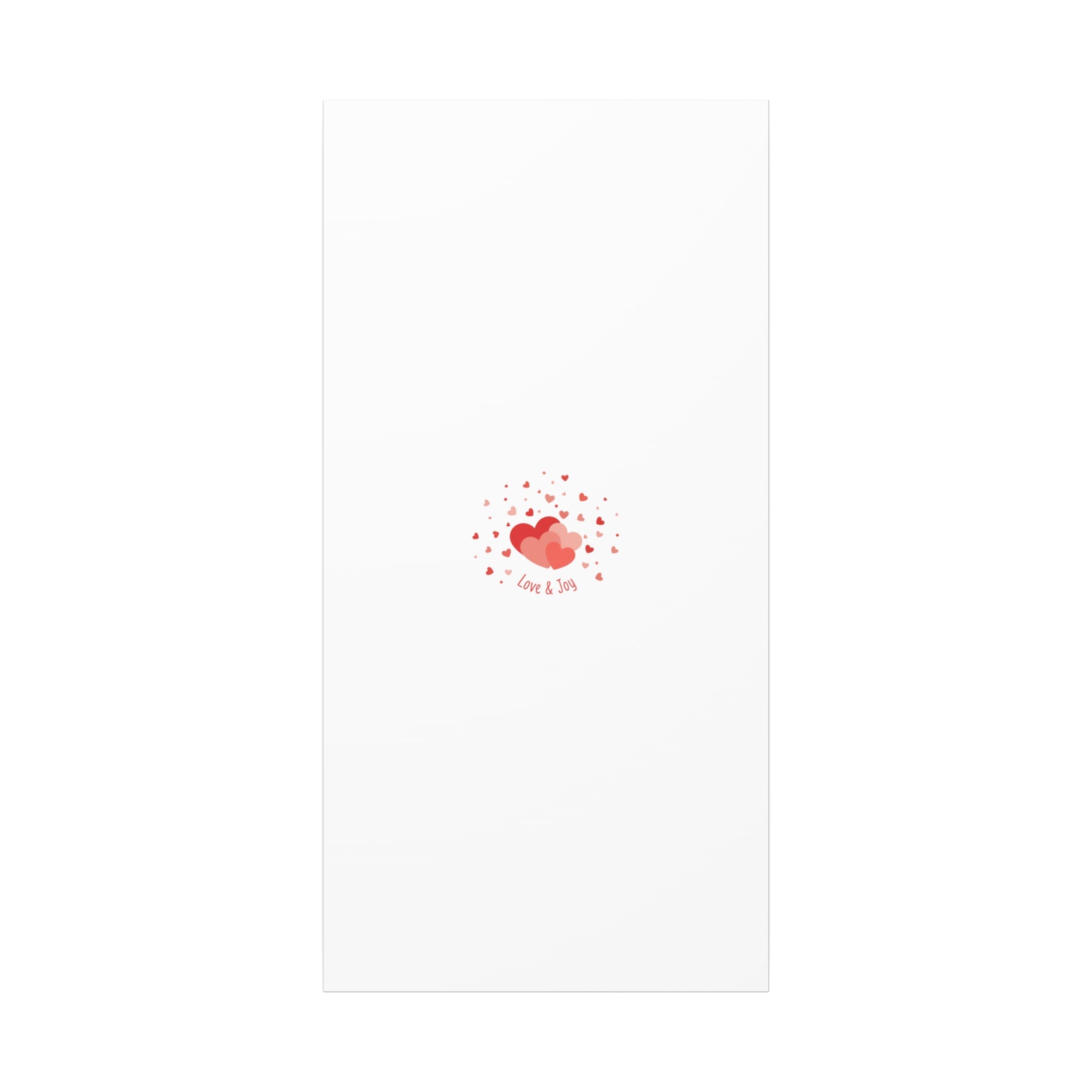 Tiny Heart Confetti Canvas | Matte Stretched Canvas