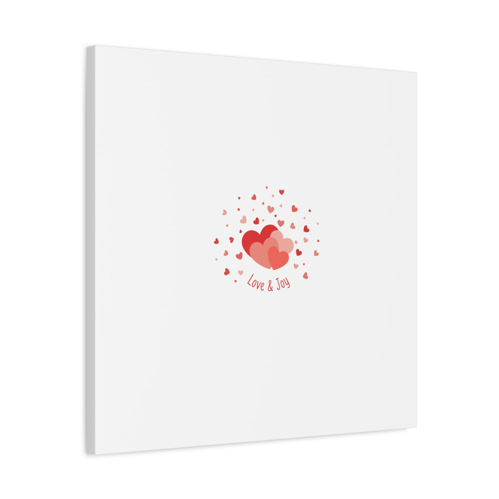 Tiny Heart Confetti Canvas | Matte Stretched Canvas