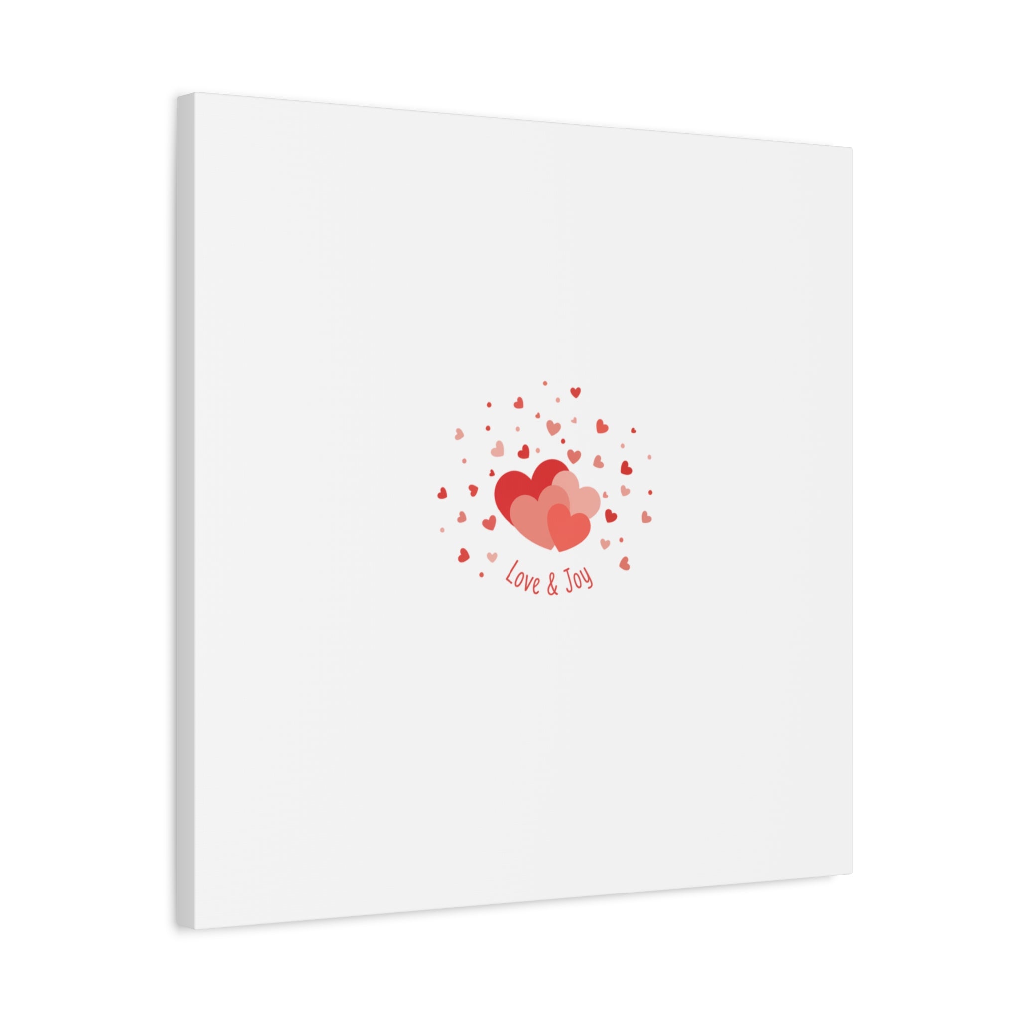 Tiny Heart Confetti Canvas | Matte Stretched Canvas