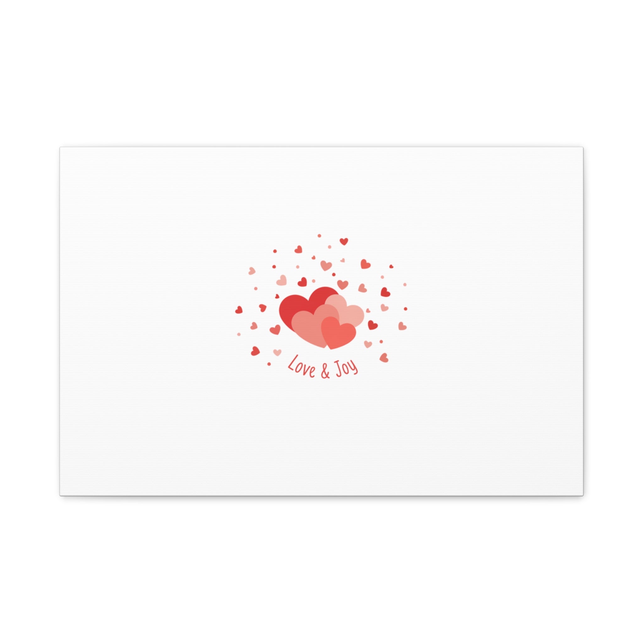 Tiny Heart Confetti Canvas | Matte Stretched Canvas