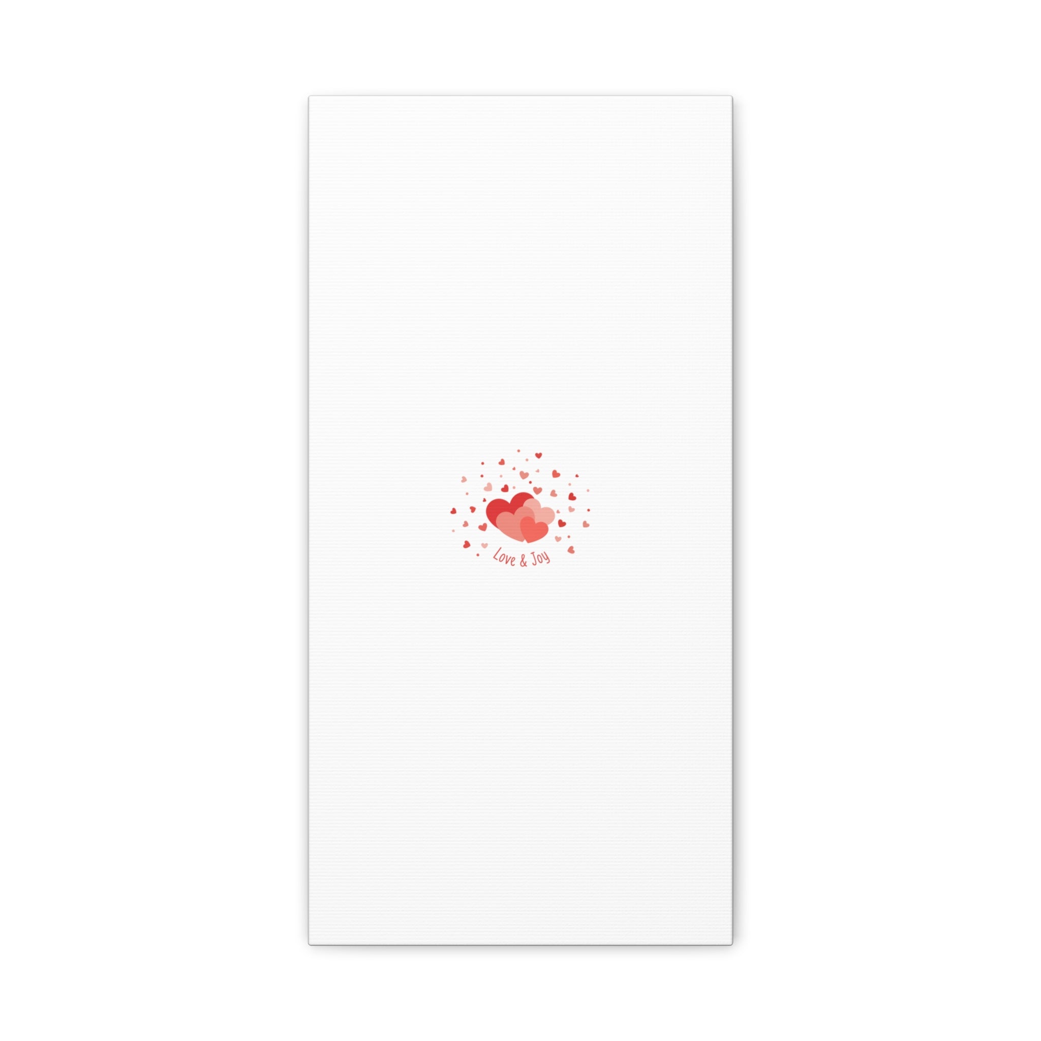 Tiny Heart Confetti Canvas | Matte Stretched Canvas