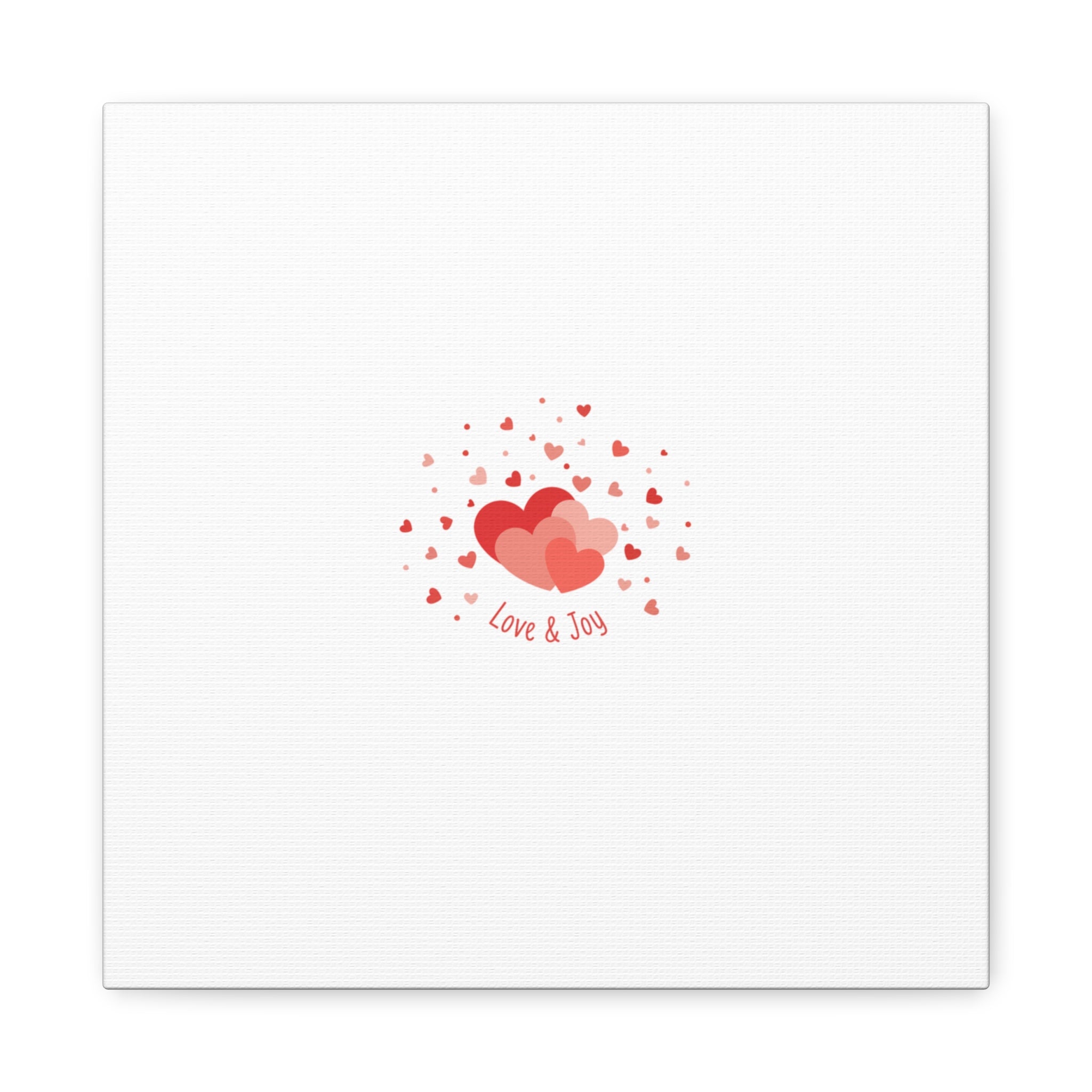 Tiny Heart Confetti Canvas | Matte Stretched Canvas