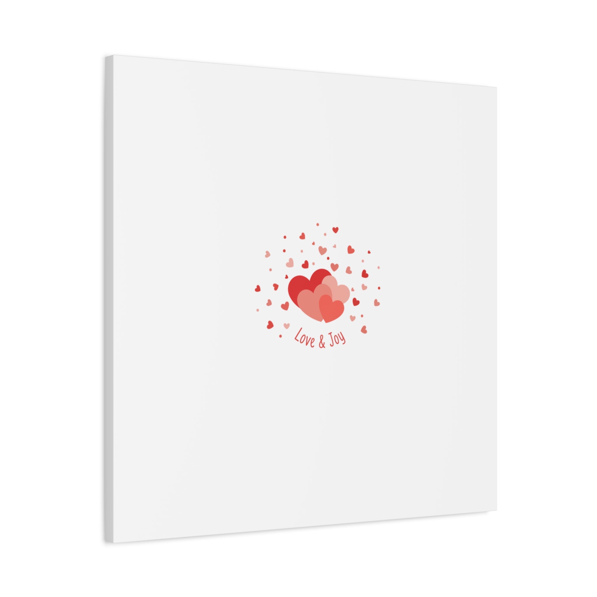 Tiny Heart Confetti Canvas | Matte Stretched Canvas
