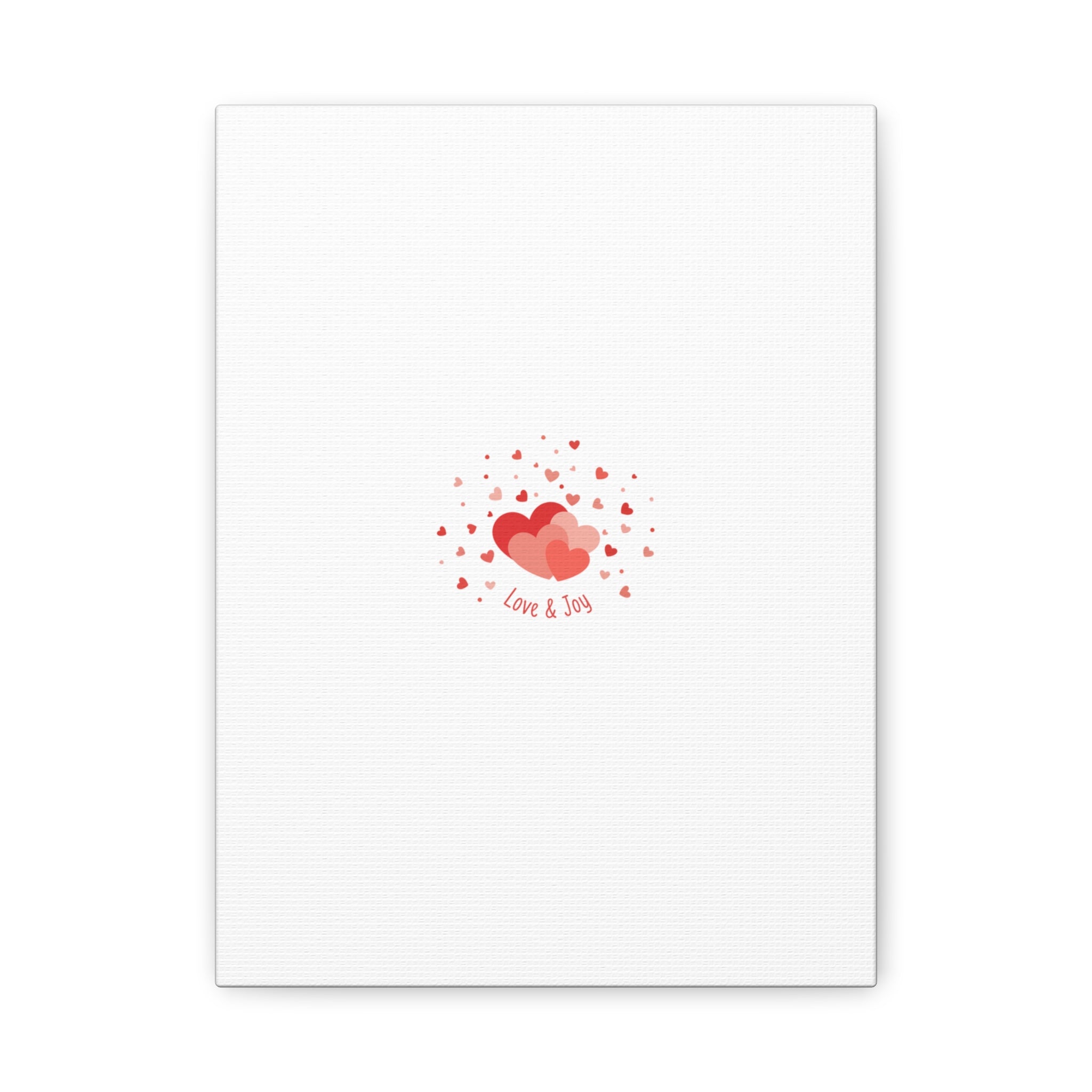 Tiny Heart Confetti Canvas | Matte Stretched Canvas