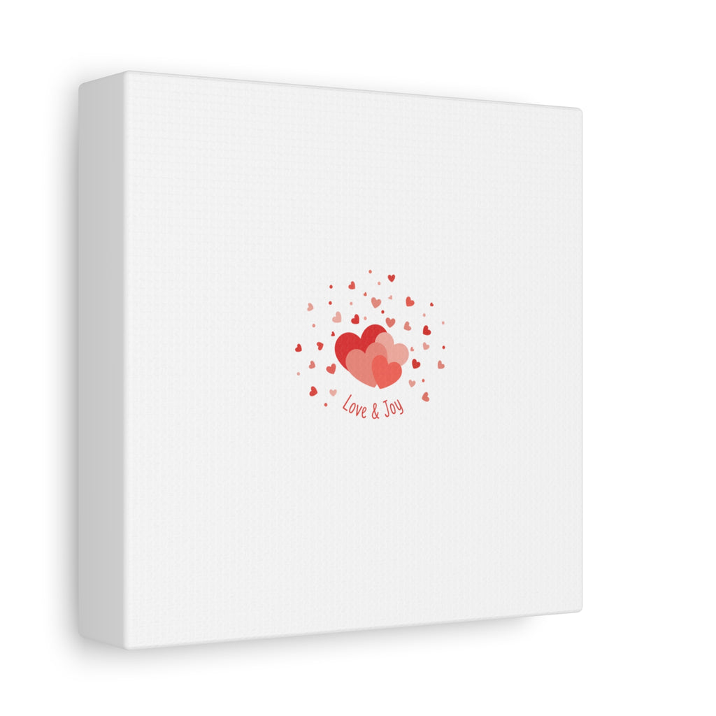 Tiny Heart Confetti Canvas | Matte Stretched Canvas