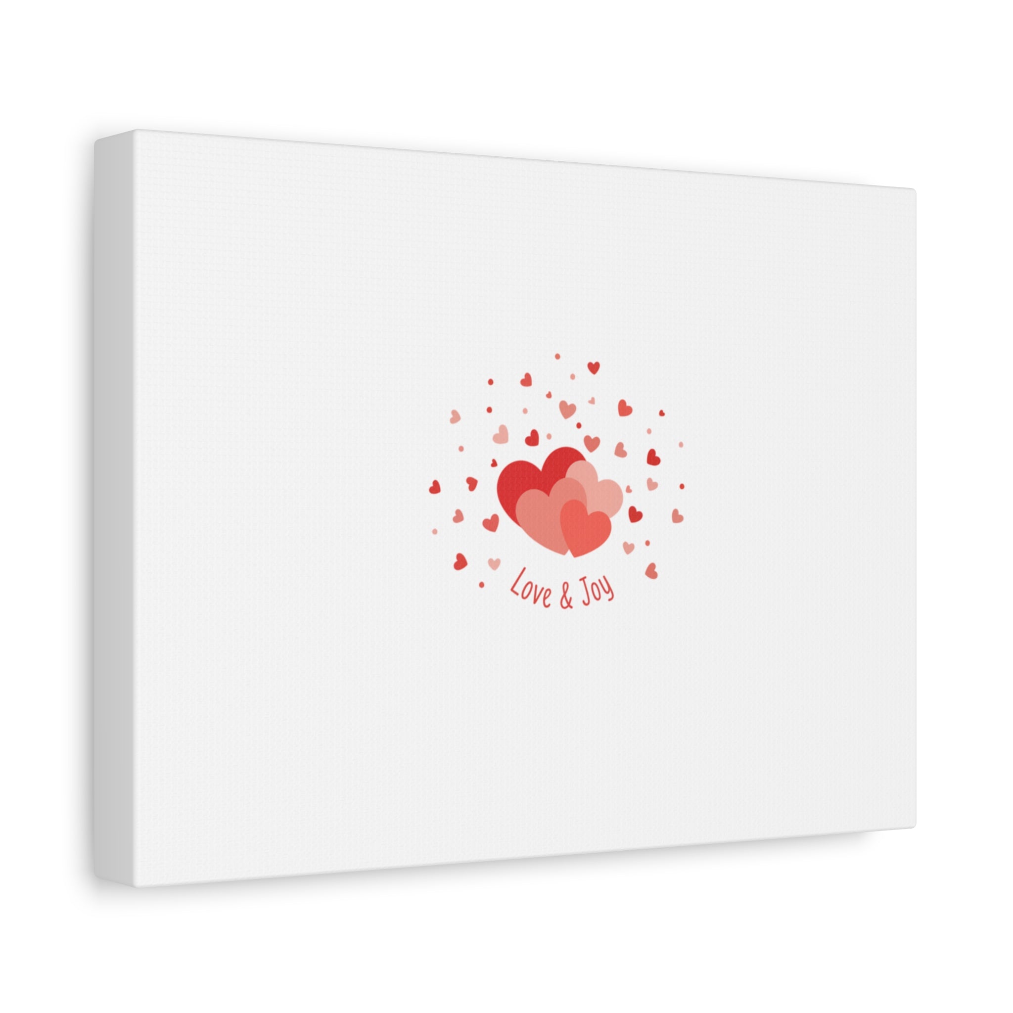 Tiny Heart Confetti Canvas | Matte Stretched Canvas