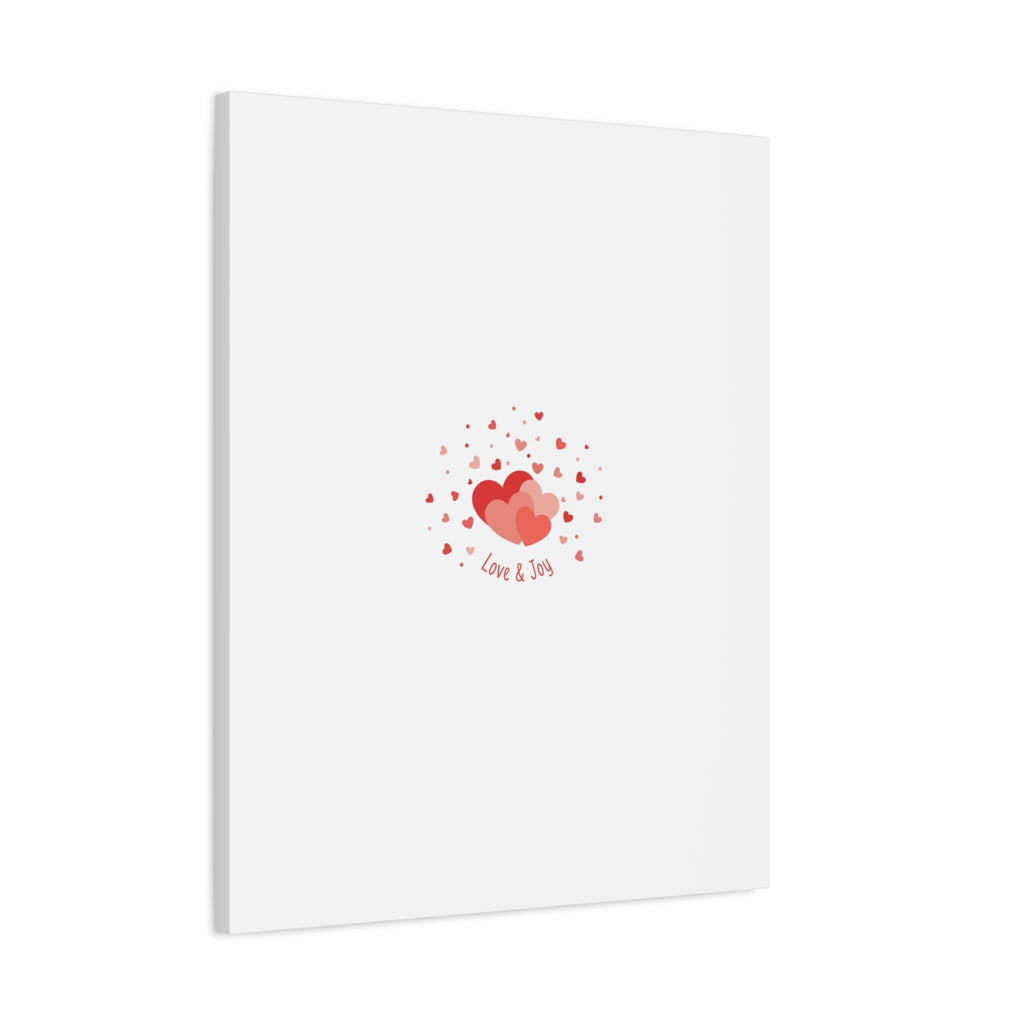 Tiny Heart Confetti Canvas | Matte Stretched Canvas