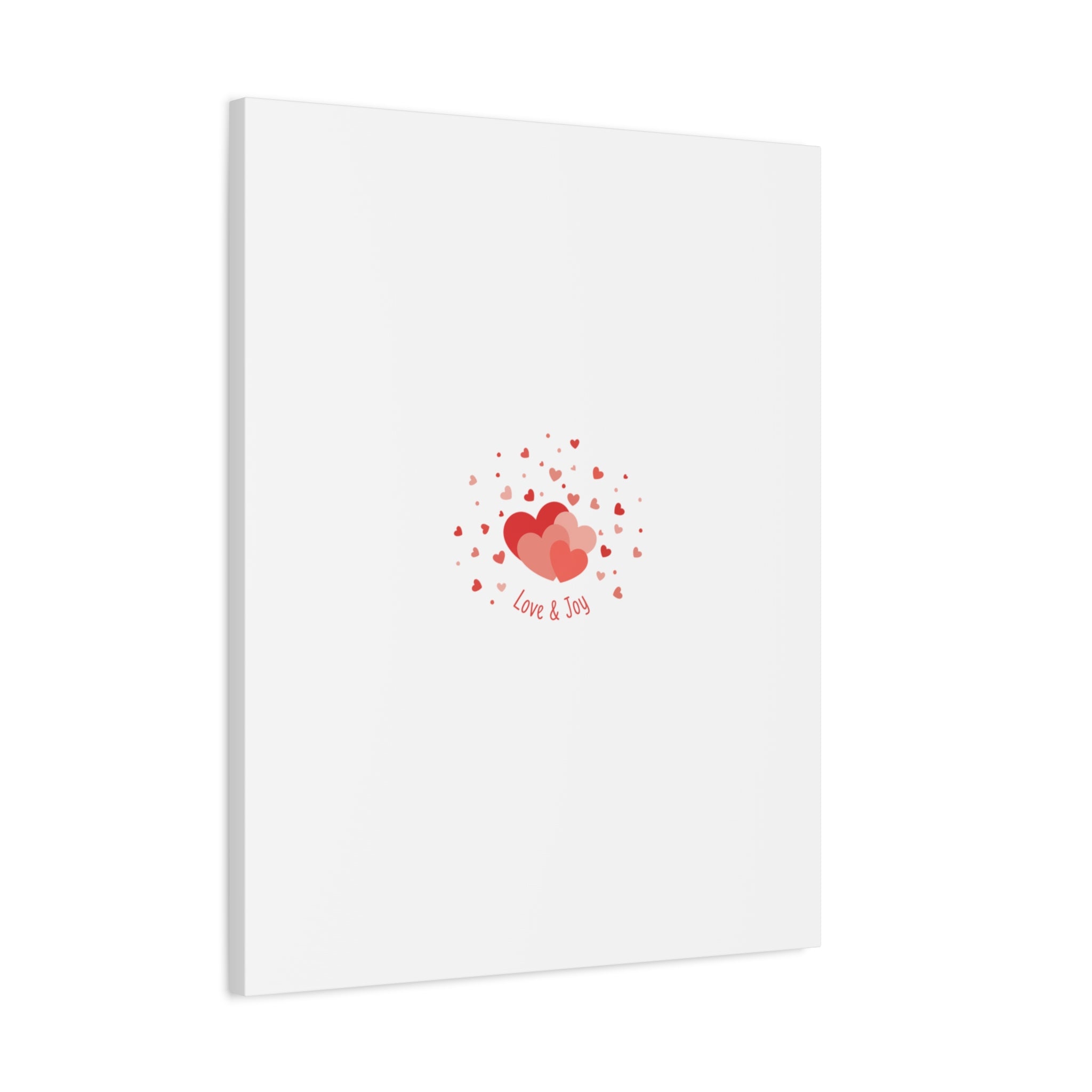 Tiny Heart Confetti Canvas | Matte Stretched Canvas