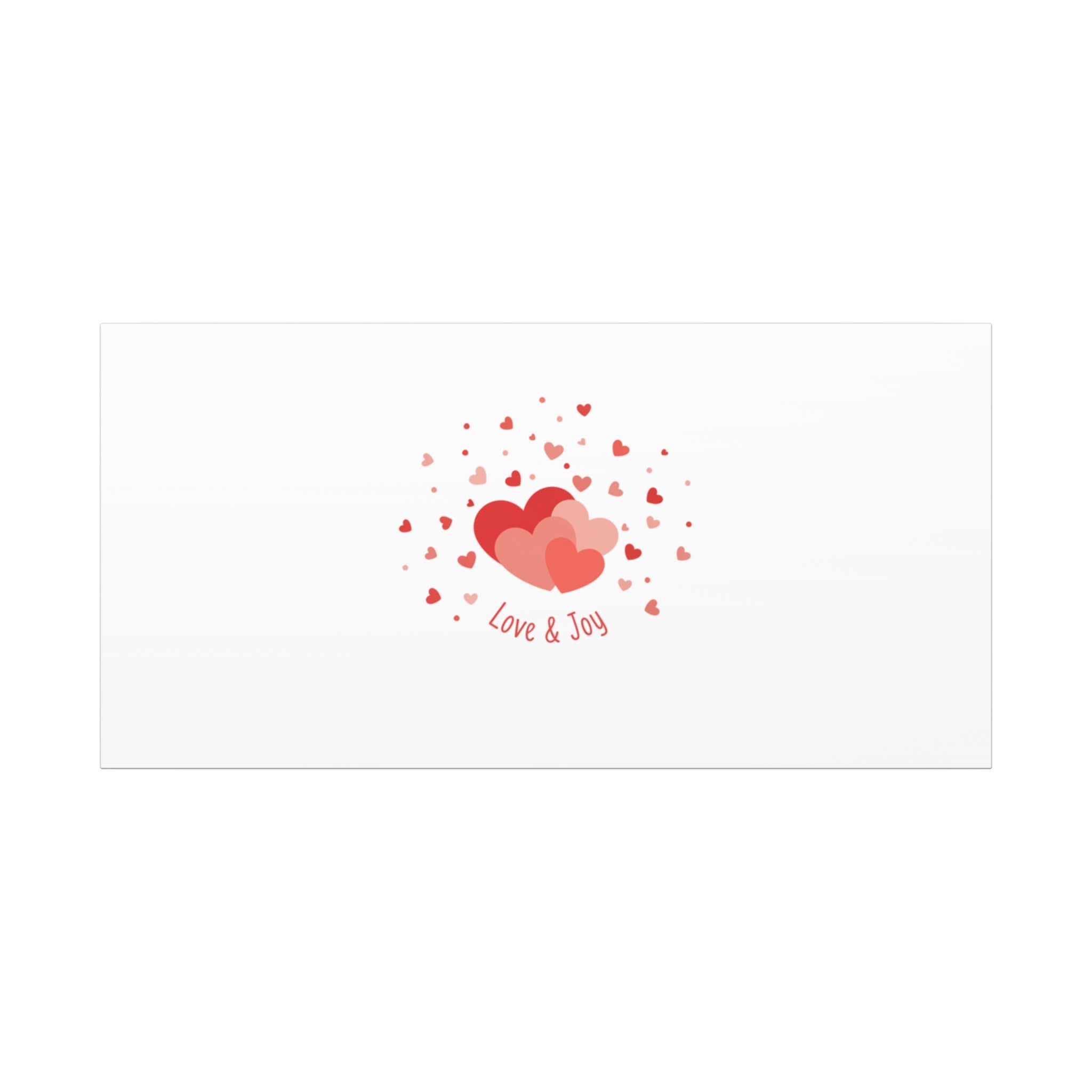 Tiny Heart Confetti Canvas | Matte Stretched Canvas