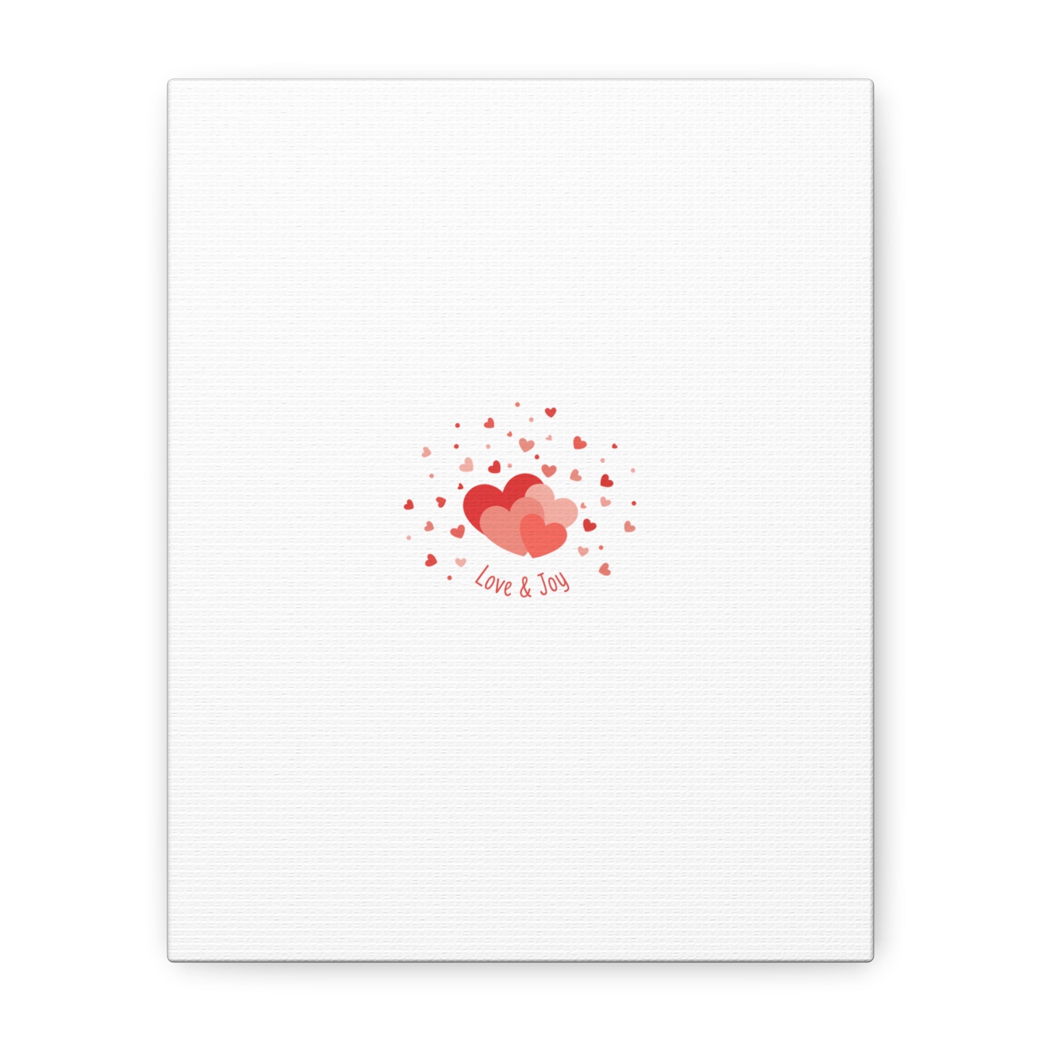 Tiny Heart Confetti Canvas | Matte Stretched Canvas