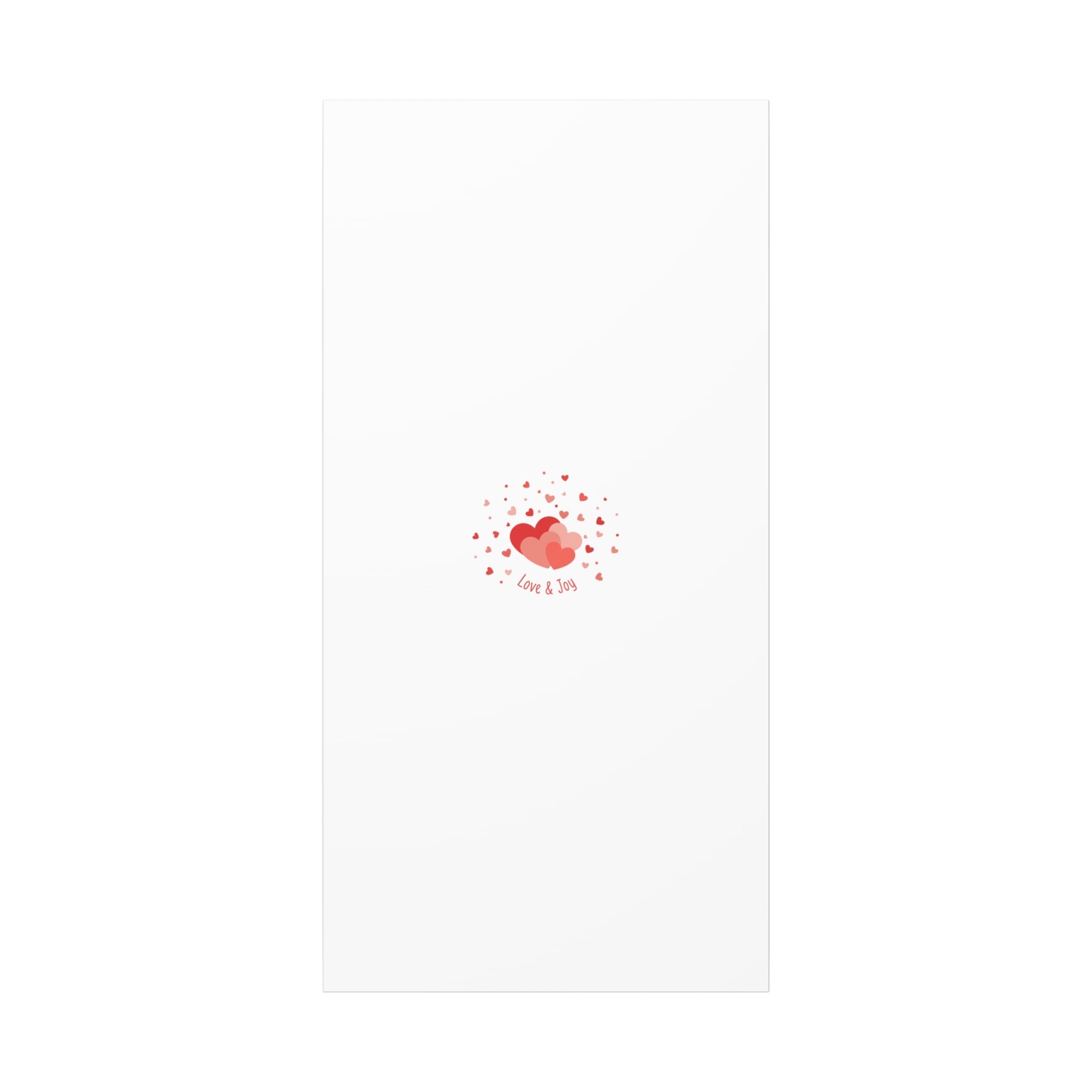 Tiny Heart Confetti Canvas | Matte Stretched Canvas
