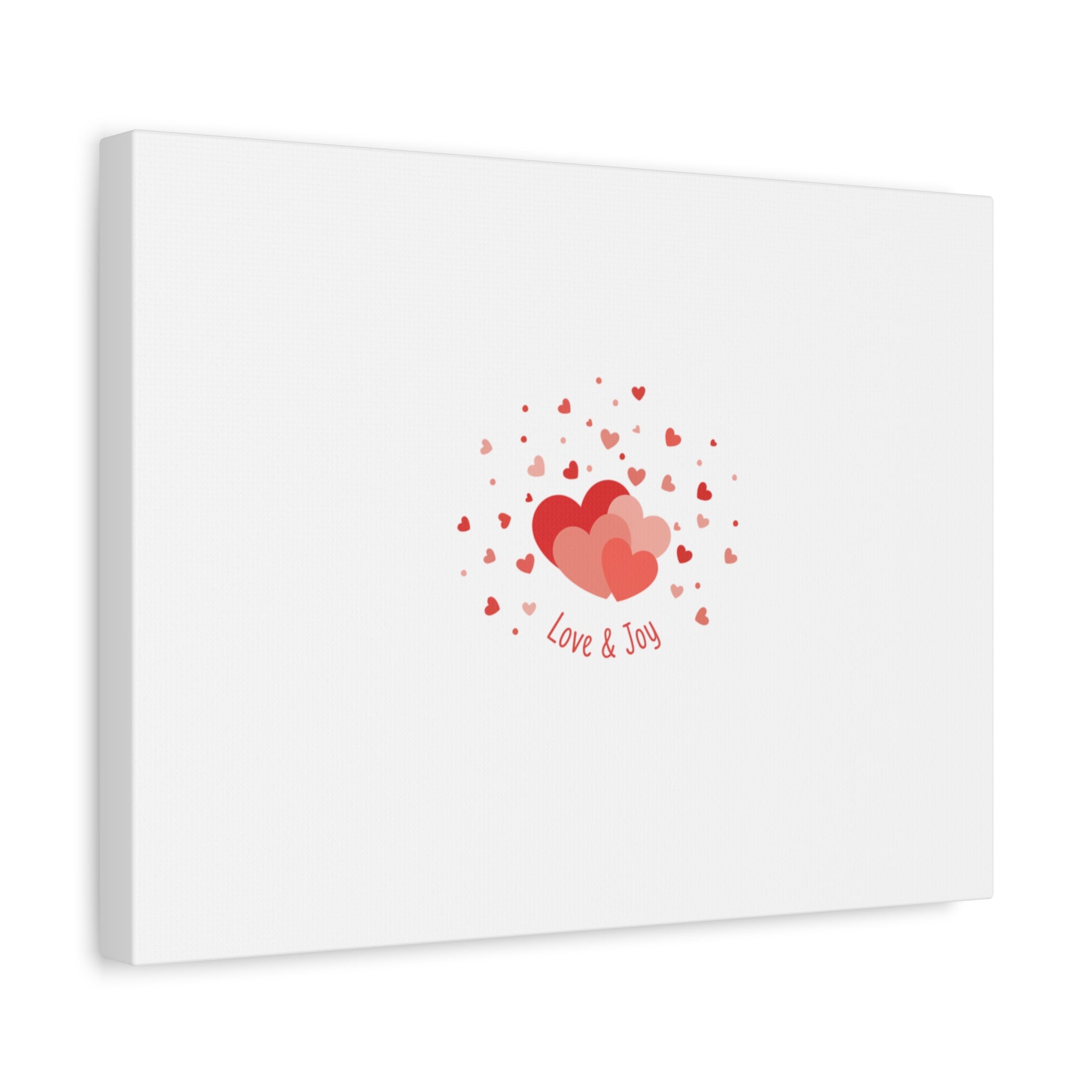 Tiny Heart Confetti Canvas | Matte Stretched Canvas