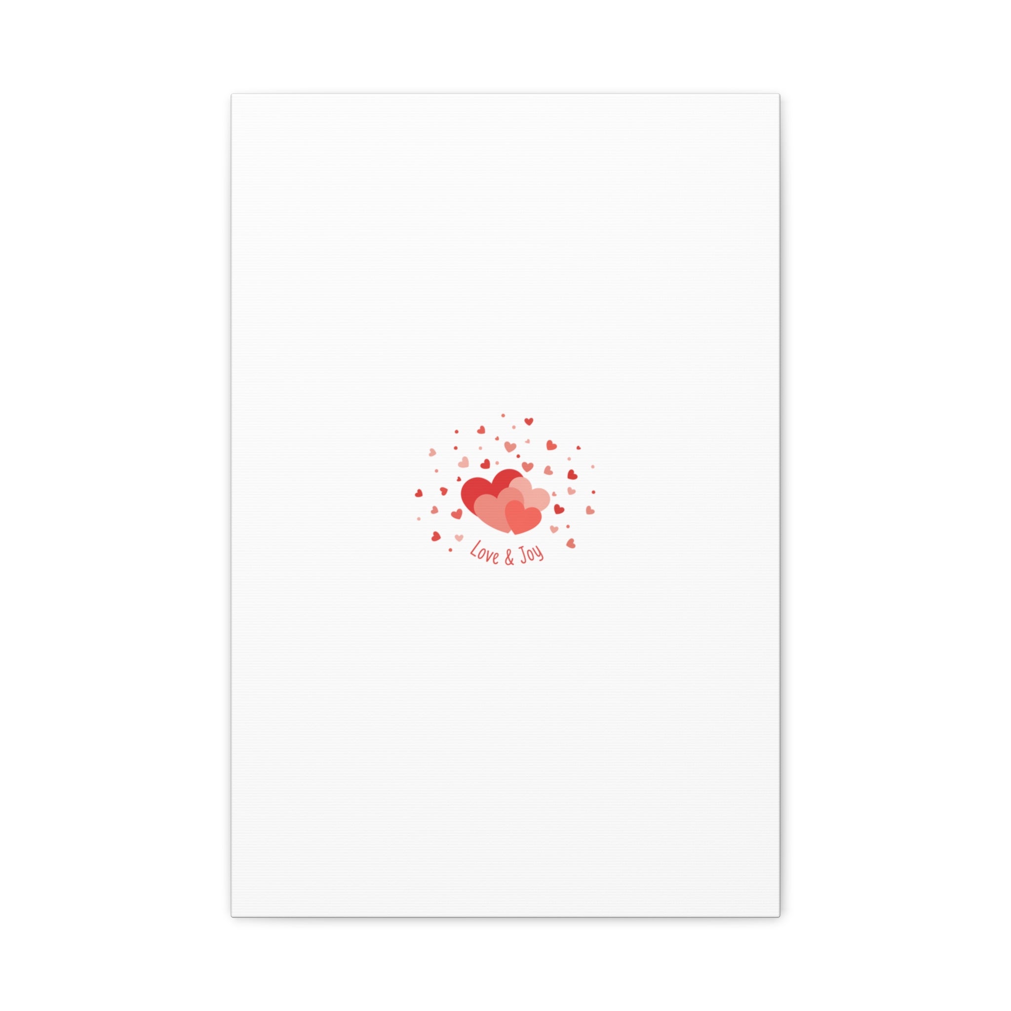 Tiny Heart Confetti Canvas | Matte Stretched Canvas