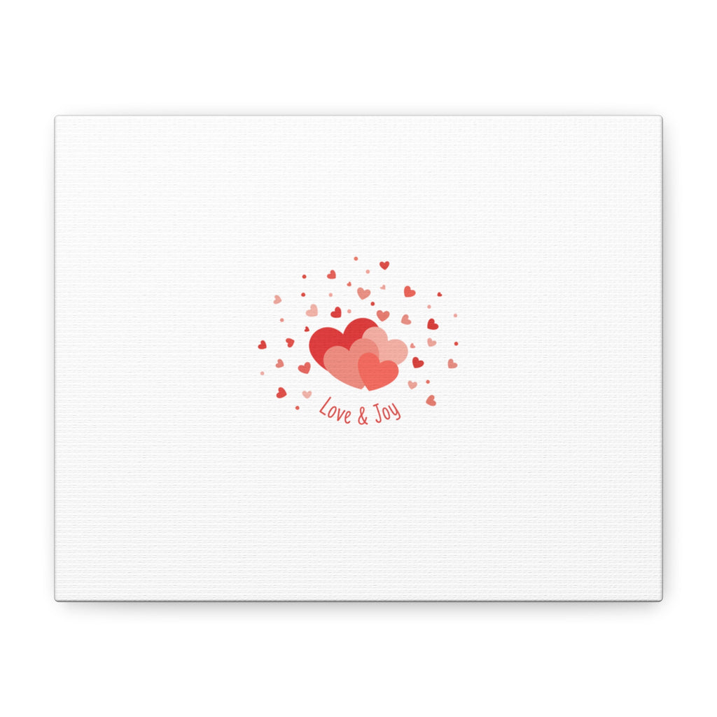 Tiny Heart Confetti Canvas | Matte Stretched Canvas