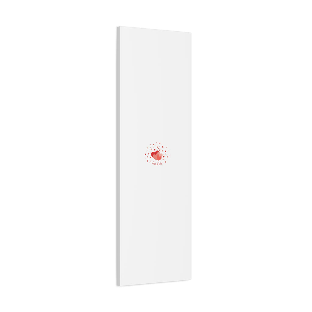 Tiny Heart Confetti Canvas | Matte Stretched Canvas