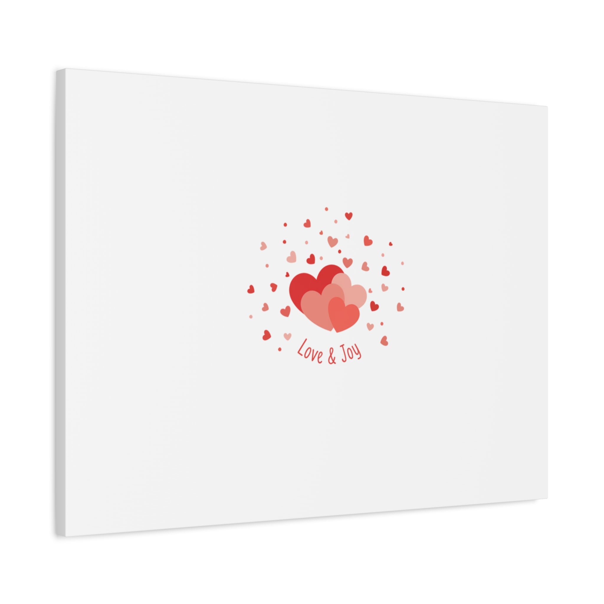 Tiny Heart Confetti Canvas | Matte Stretched Canvas