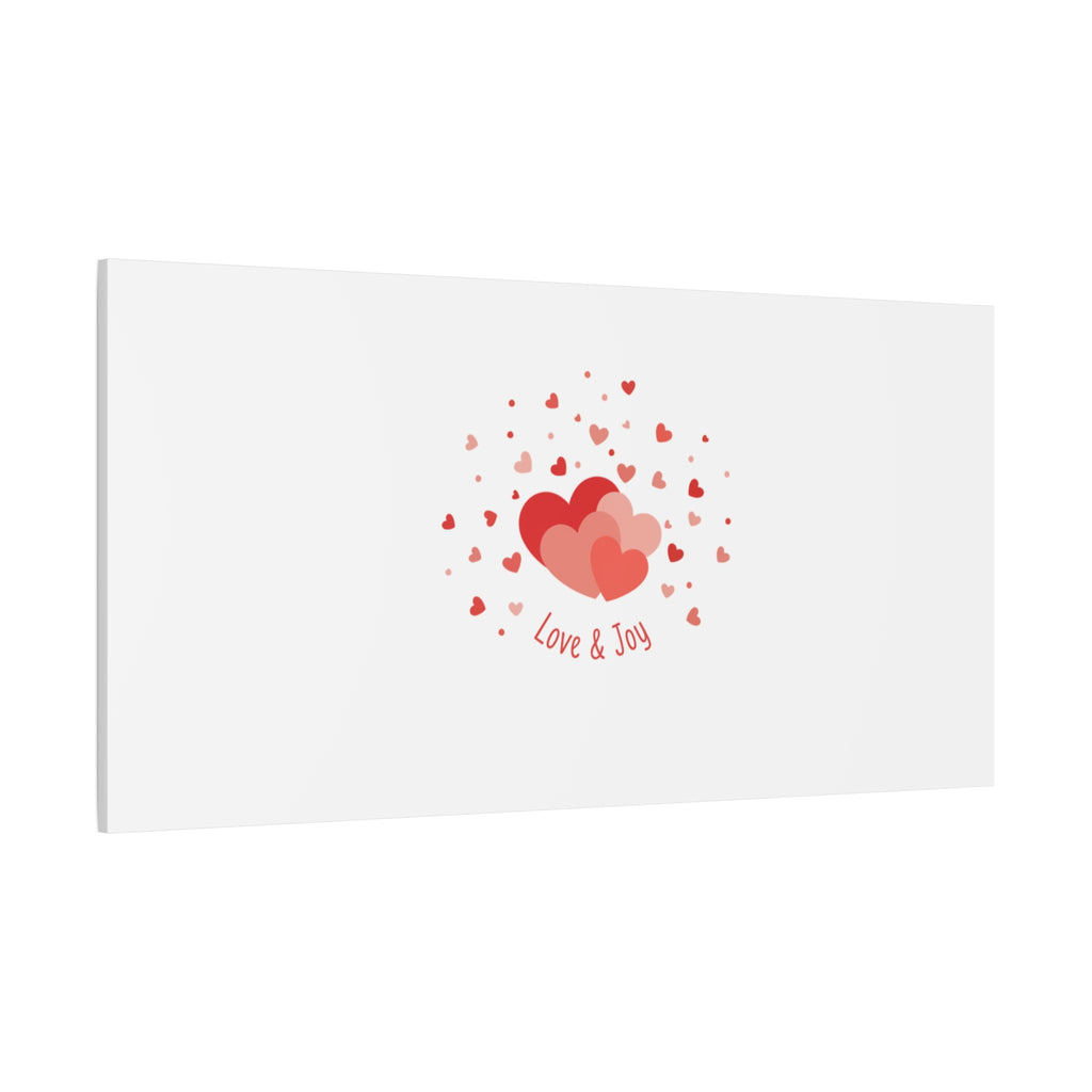 Tiny Heart Confetti Canvas | Matte Stretched Canvas