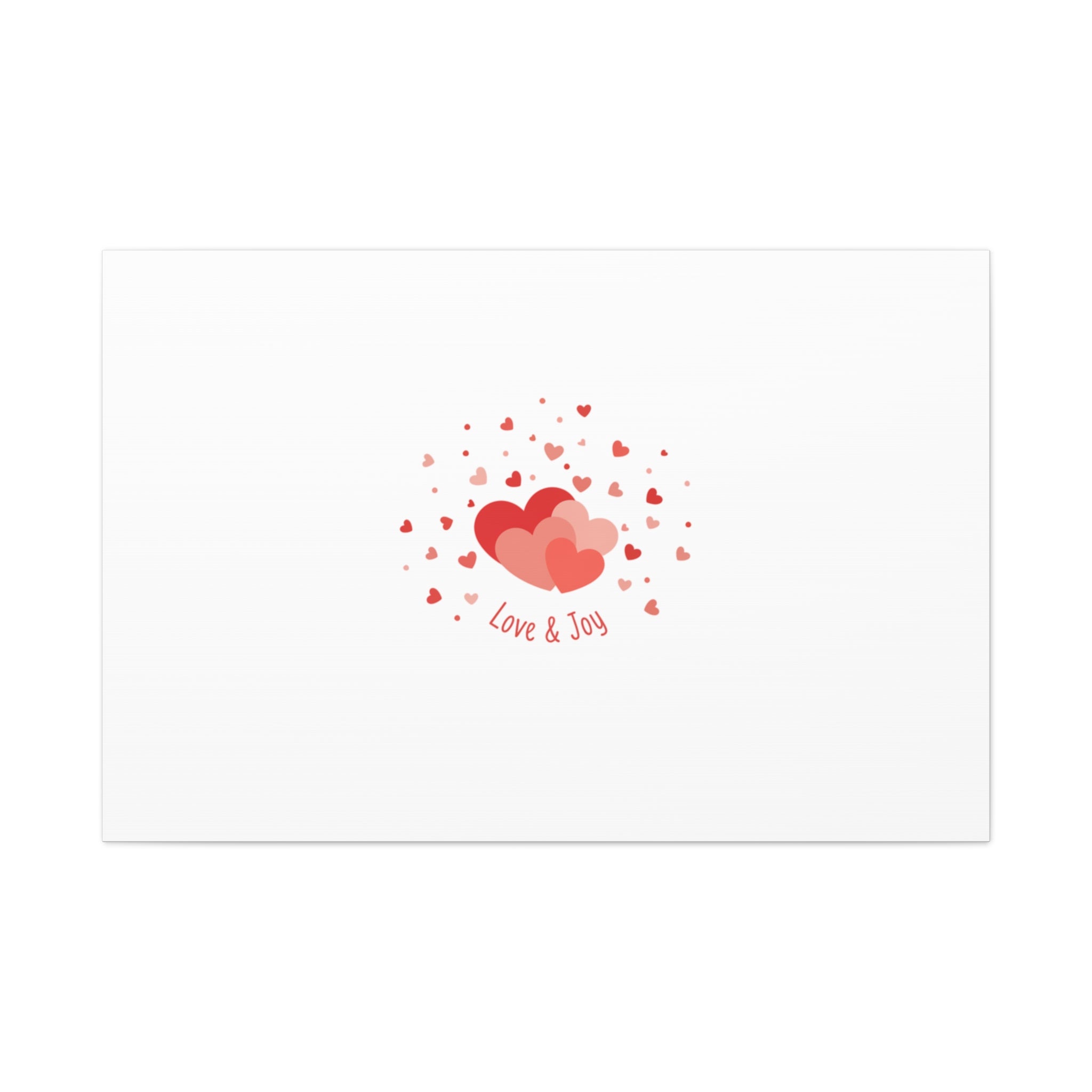 Tiny Heart Confetti Canvas | Matte Stretched Canvas
