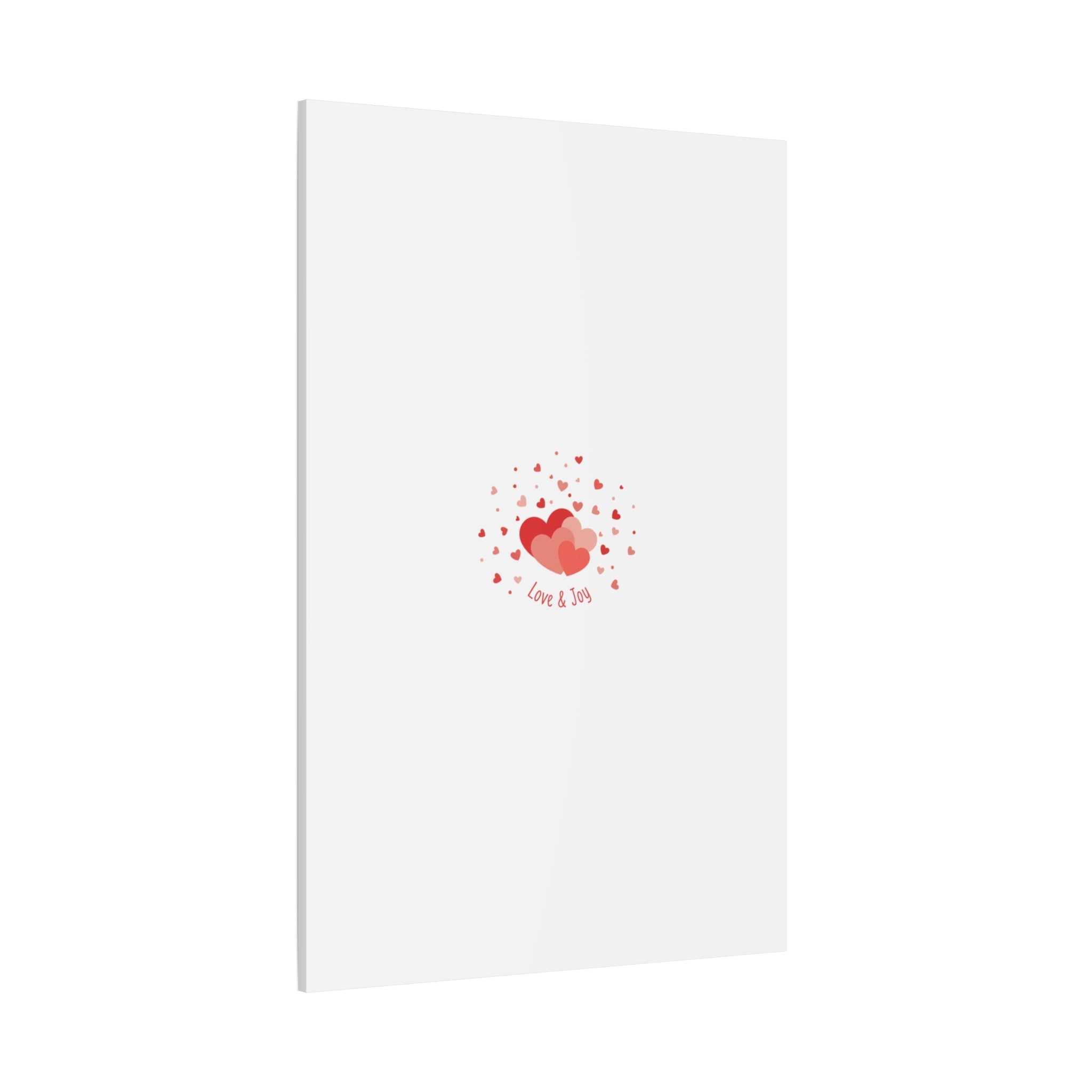 Tiny Heart Confetti Canvas | Matte Stretched Canvas