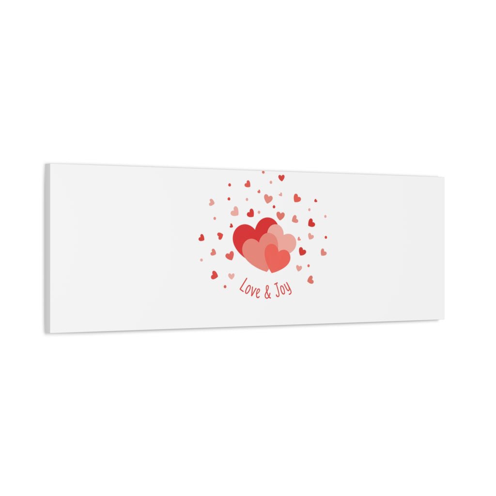 Tiny Heart Confetti Canvas | Matte Stretched Canvas