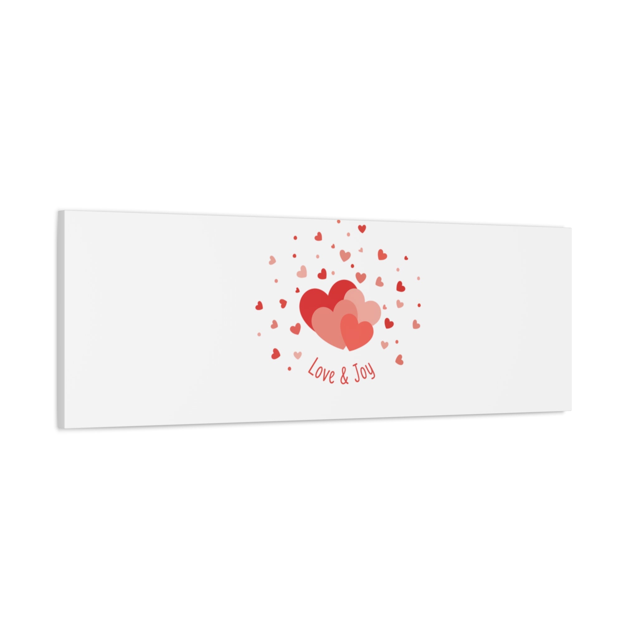 Tiny Heart Confetti Canvas | Matte Stretched Canvas