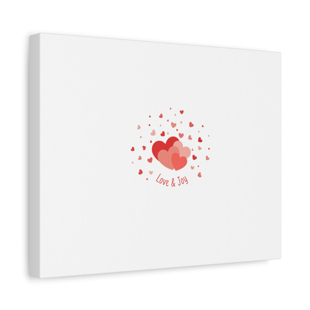 Tiny Heart Confetti Canvas | Matte Stretched Canvas
