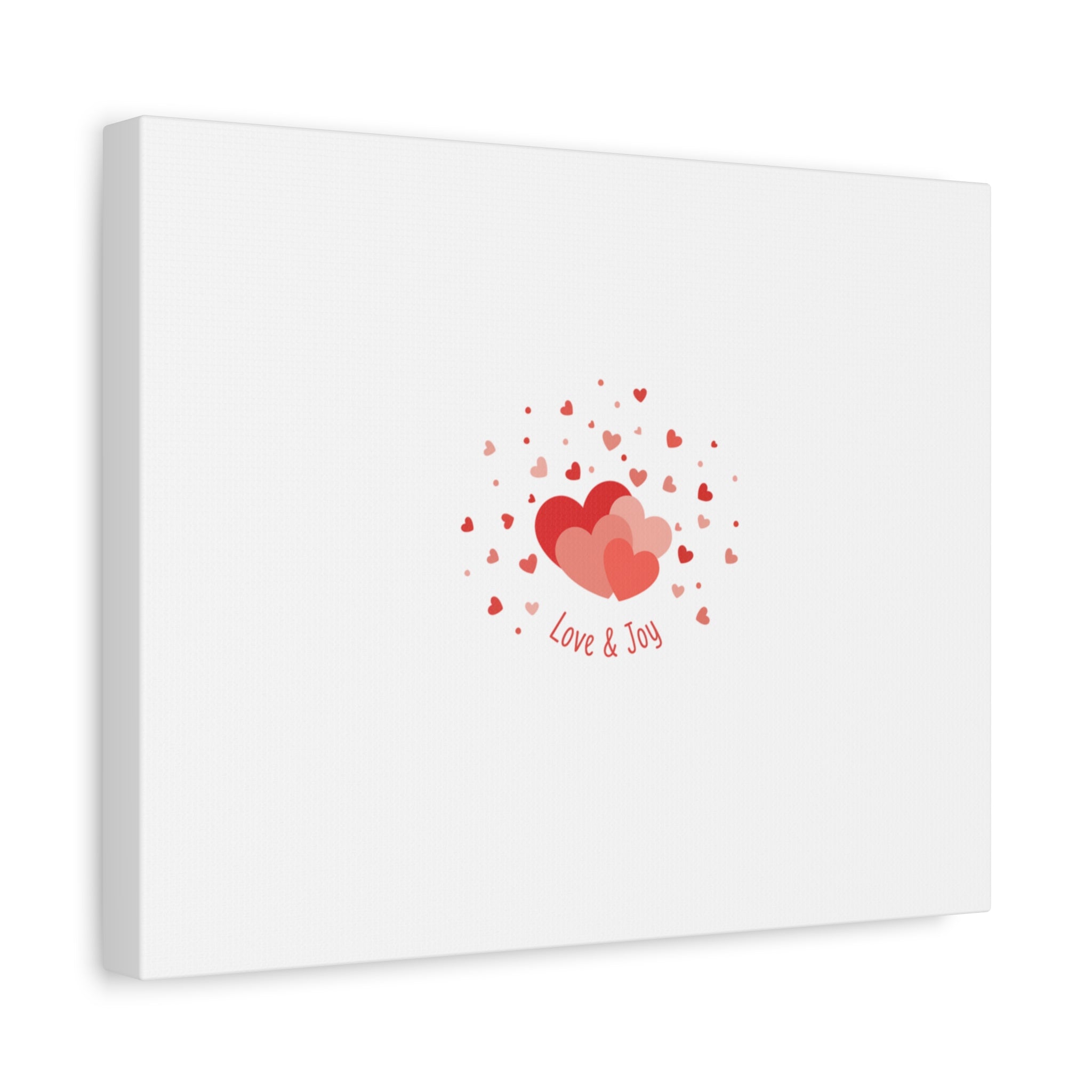Tiny Heart Confetti Canvas | Matte Stretched Canvas