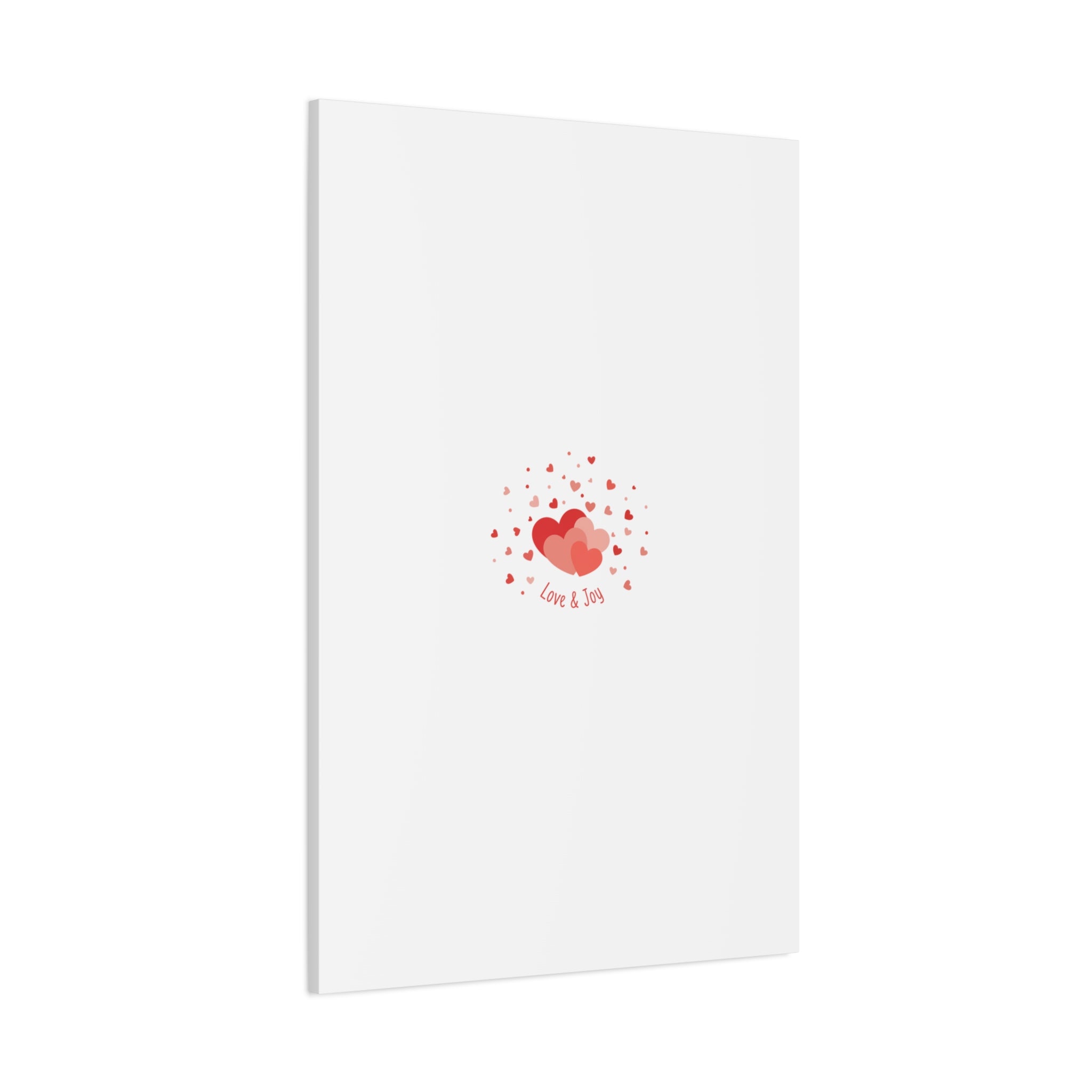 Tiny Heart Confetti Canvas | Matte Stretched Canvas