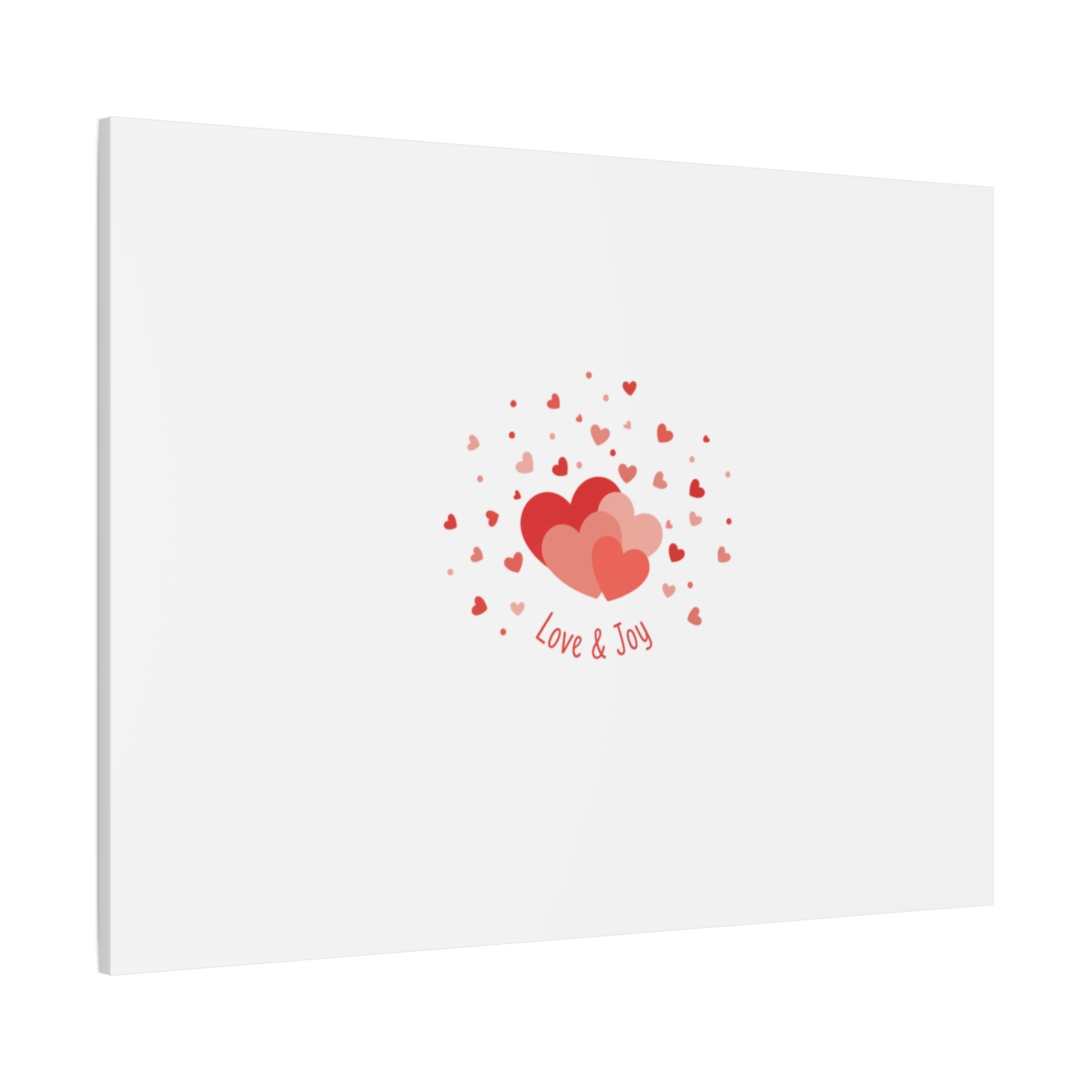Tiny Heart Confetti Canvas | Matte Stretched Canvas