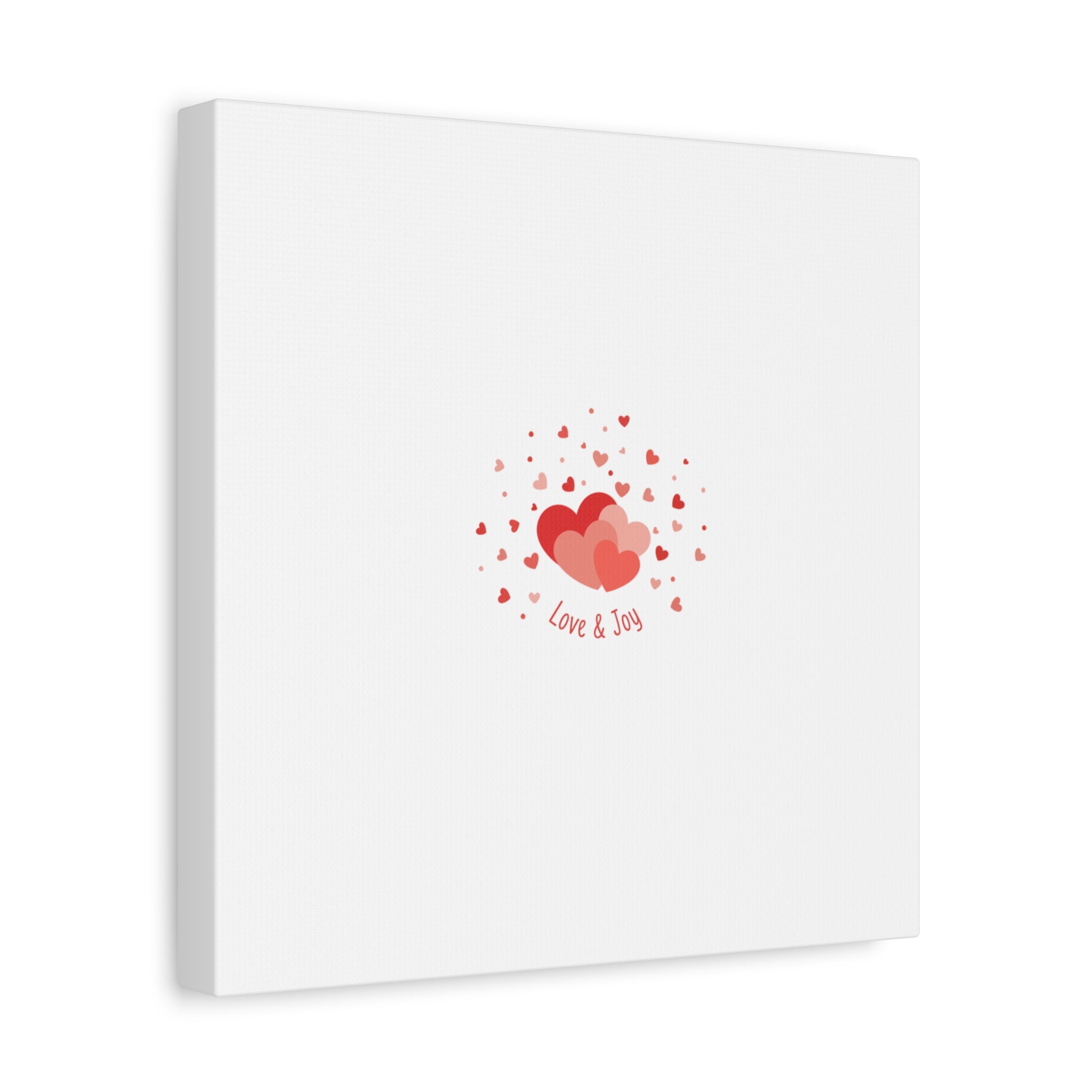 Tiny Heart Confetti Canvas | Matte Stretched Canvas