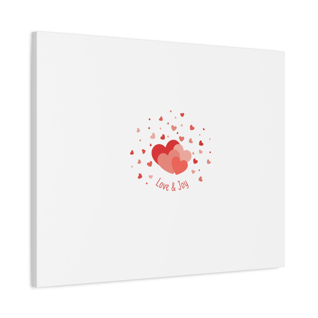 Tiny Heart Confetti Canvas | Matte Stretched Canvas