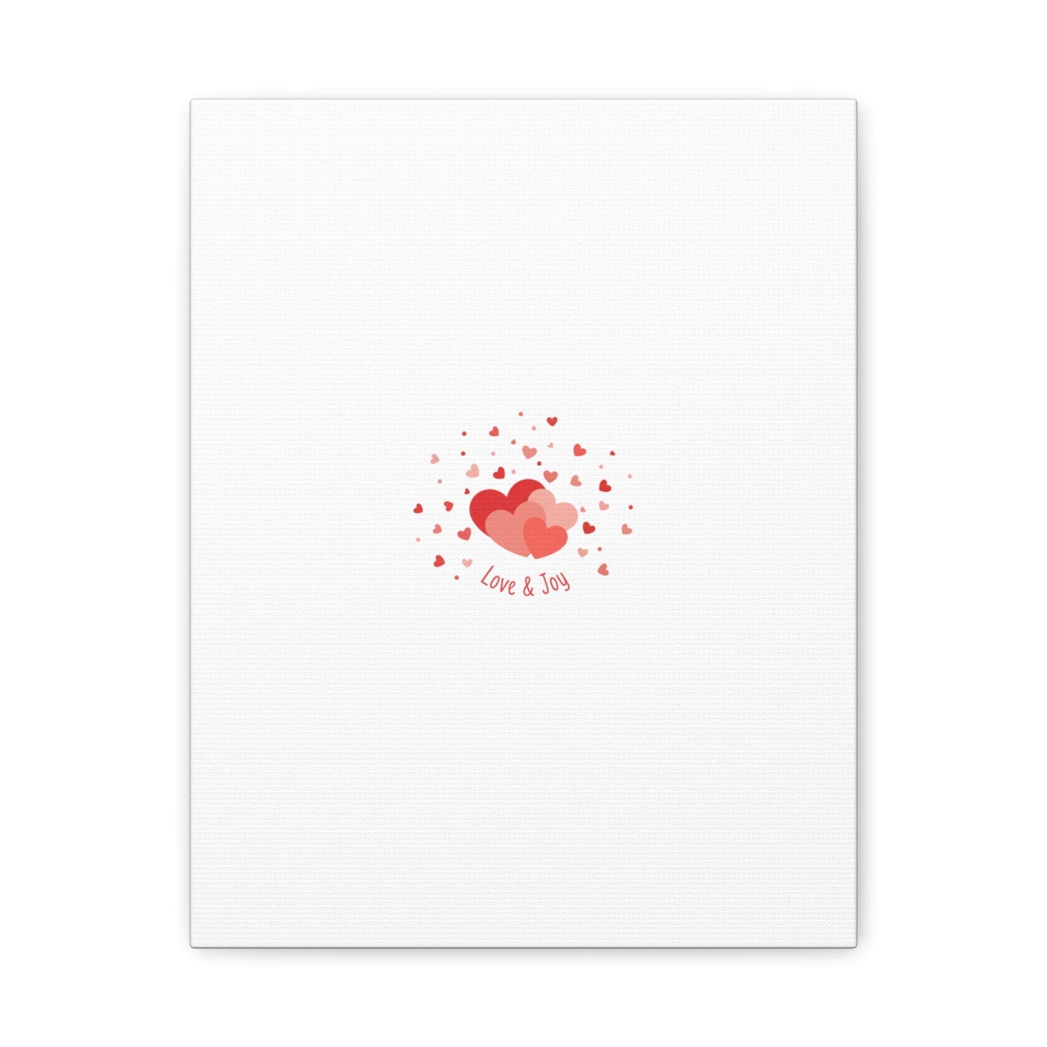 Tiny Heart Confetti Canvas | Matte Stretched Canvas