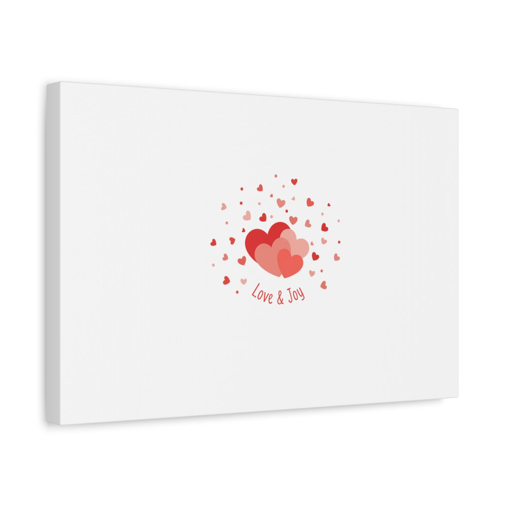 Tiny Heart Confetti Canvas | Matte Stretched Canvas