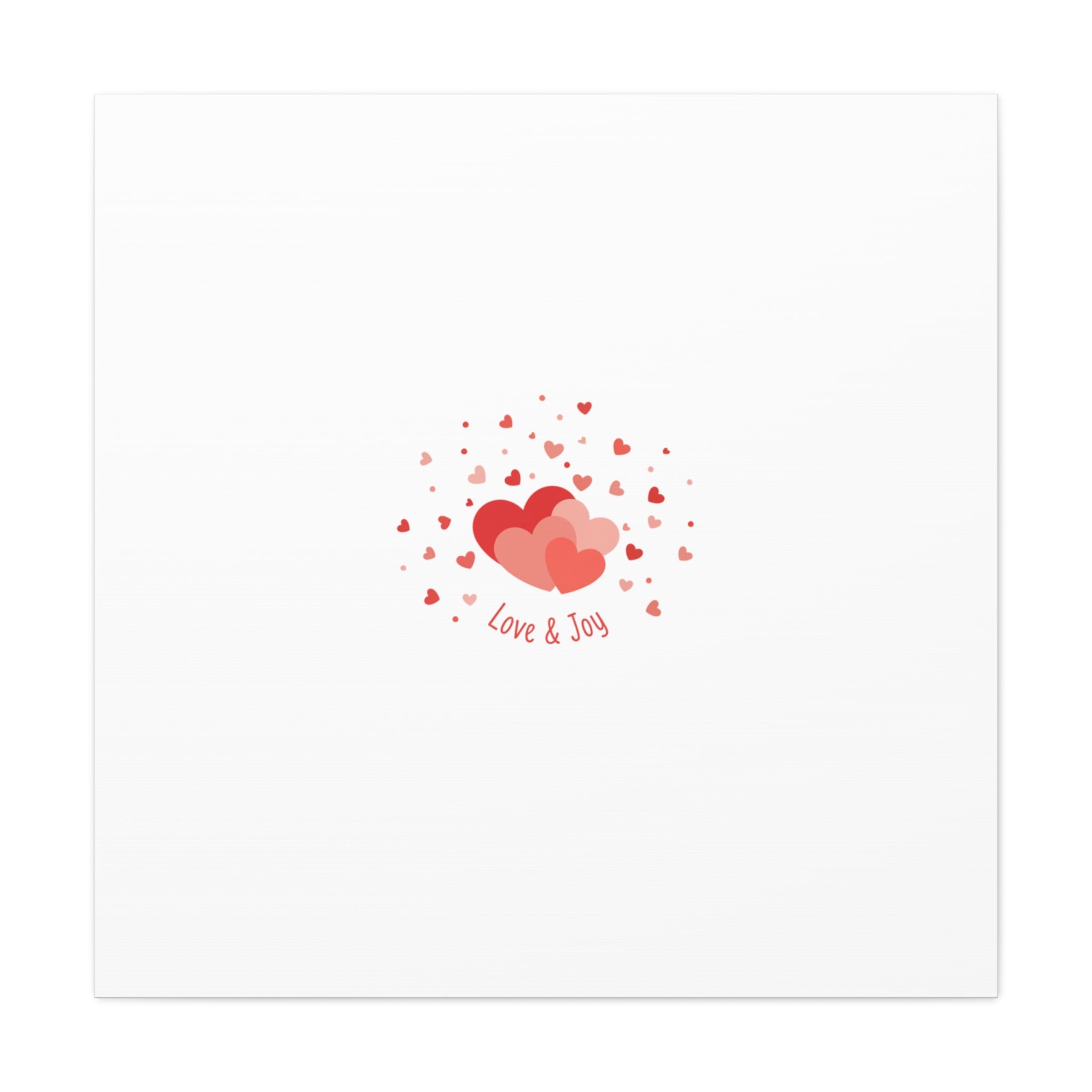 Tiny Heart Confetti Canvas | Matte Stretched Canvas