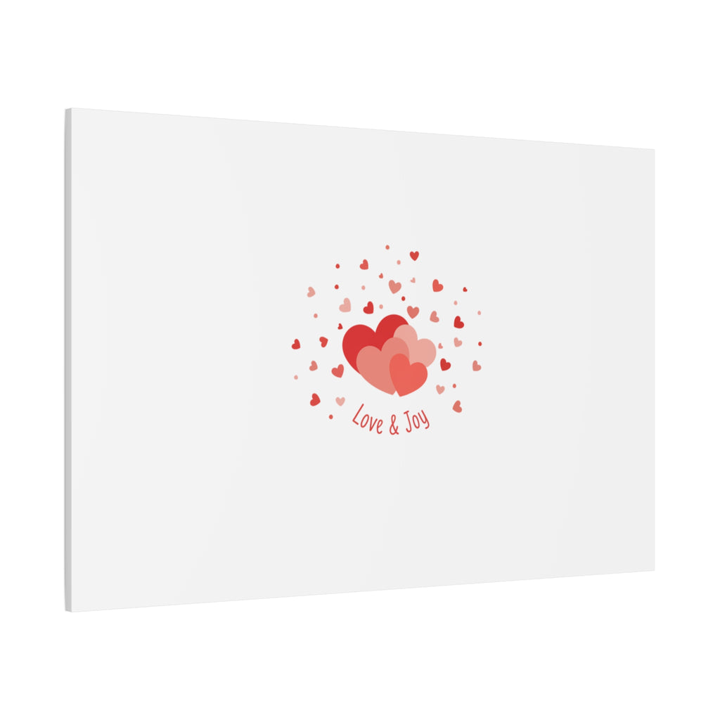 Tiny Heart Confetti Canvas | Matte Stretched Canvas